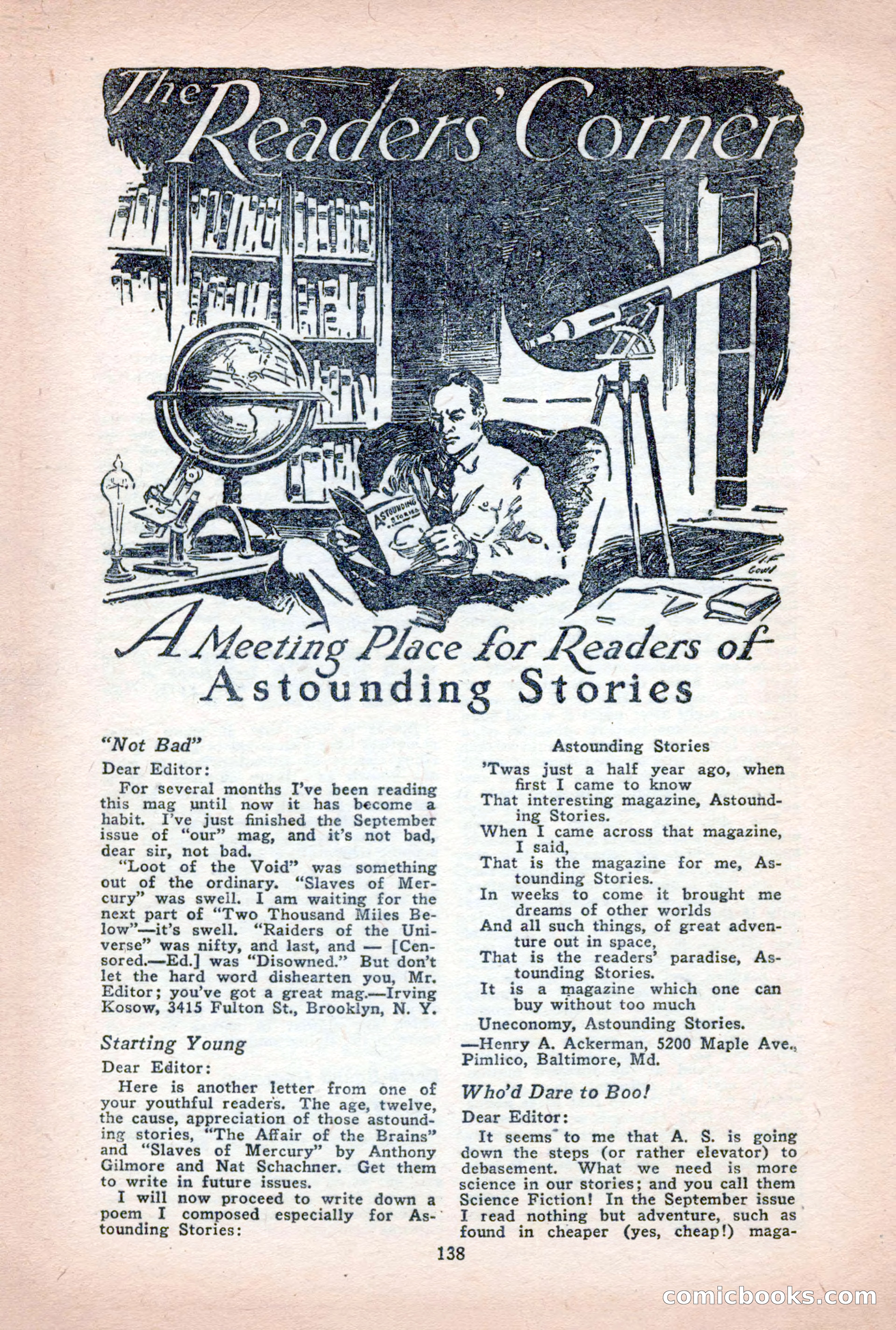 Astounding Stories of Super-Science, March 1933 — page 140 of 148