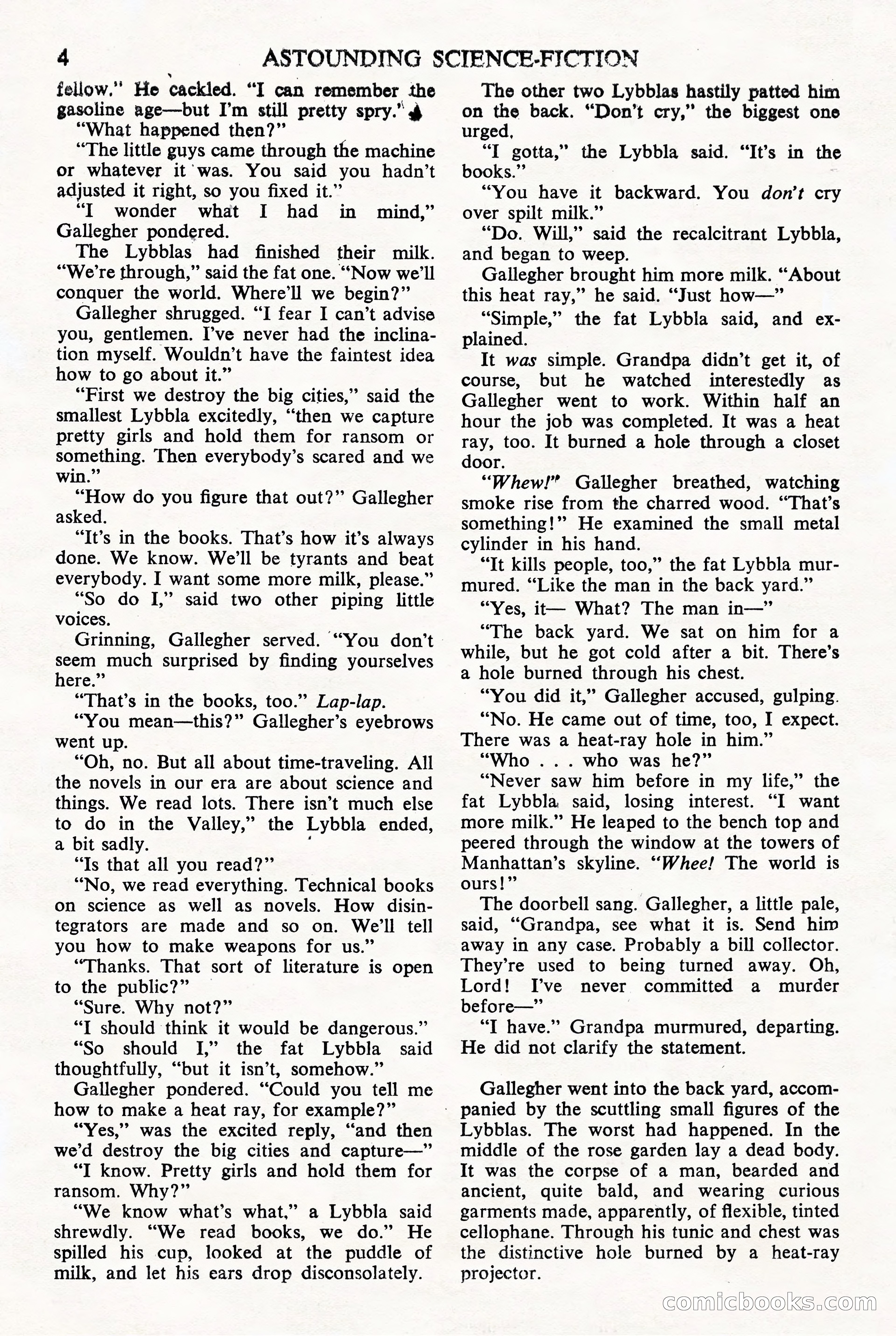 Astounding Science Fiction (British Edition) — page 6 of 68