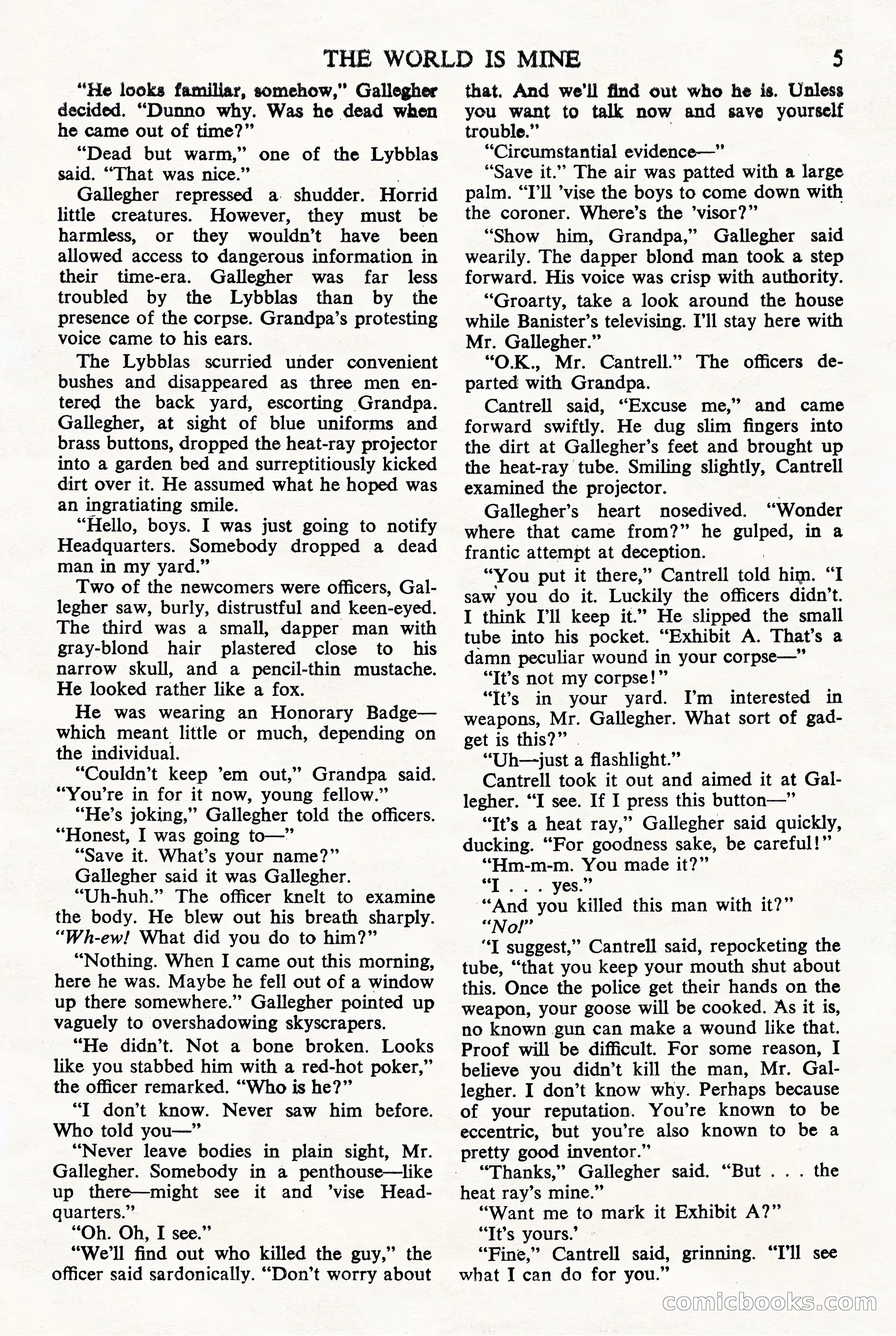 Astounding Science Fiction (British Edition) — page 7 of 68