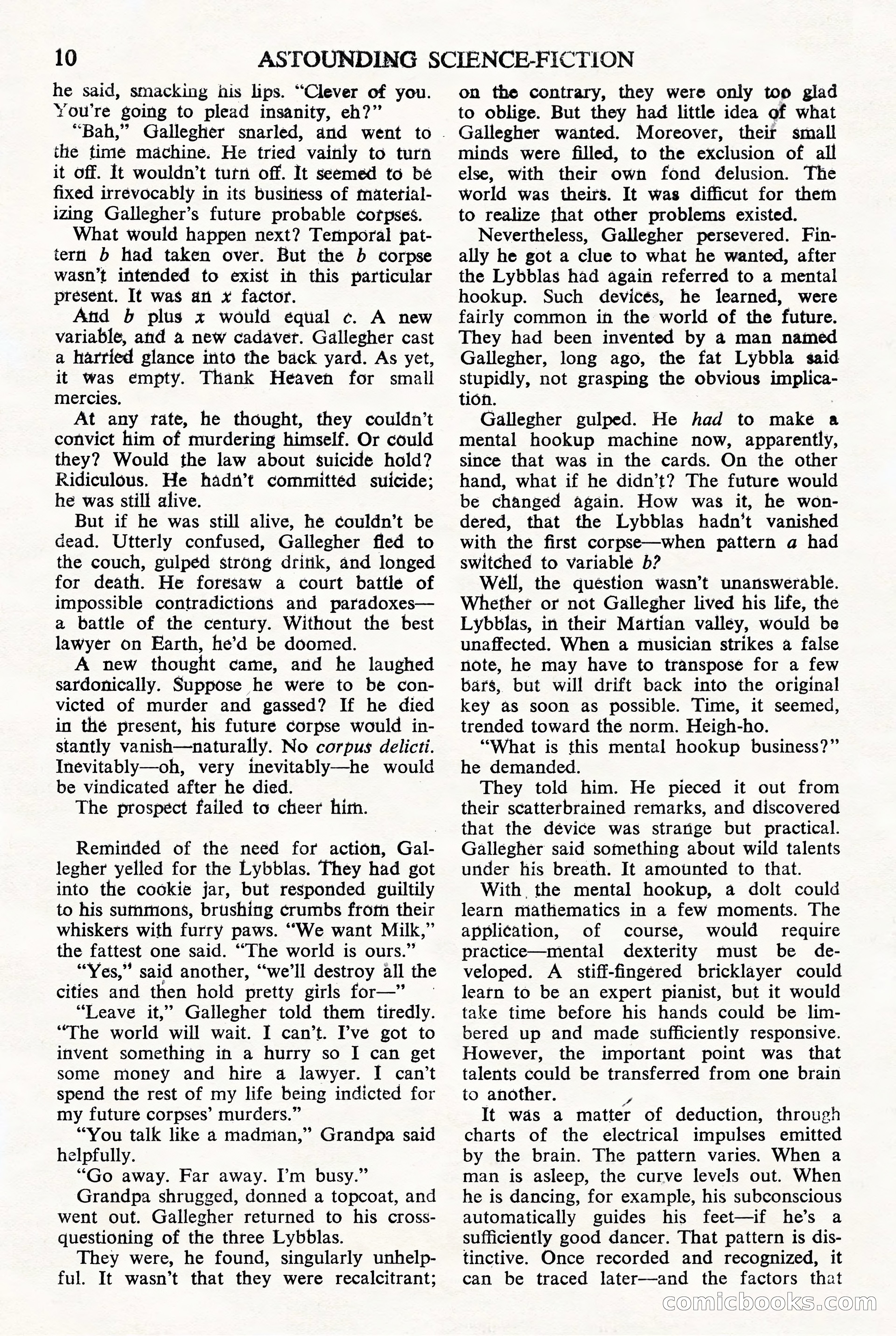 Astounding Science Fiction (British Edition) — page 12 of 68