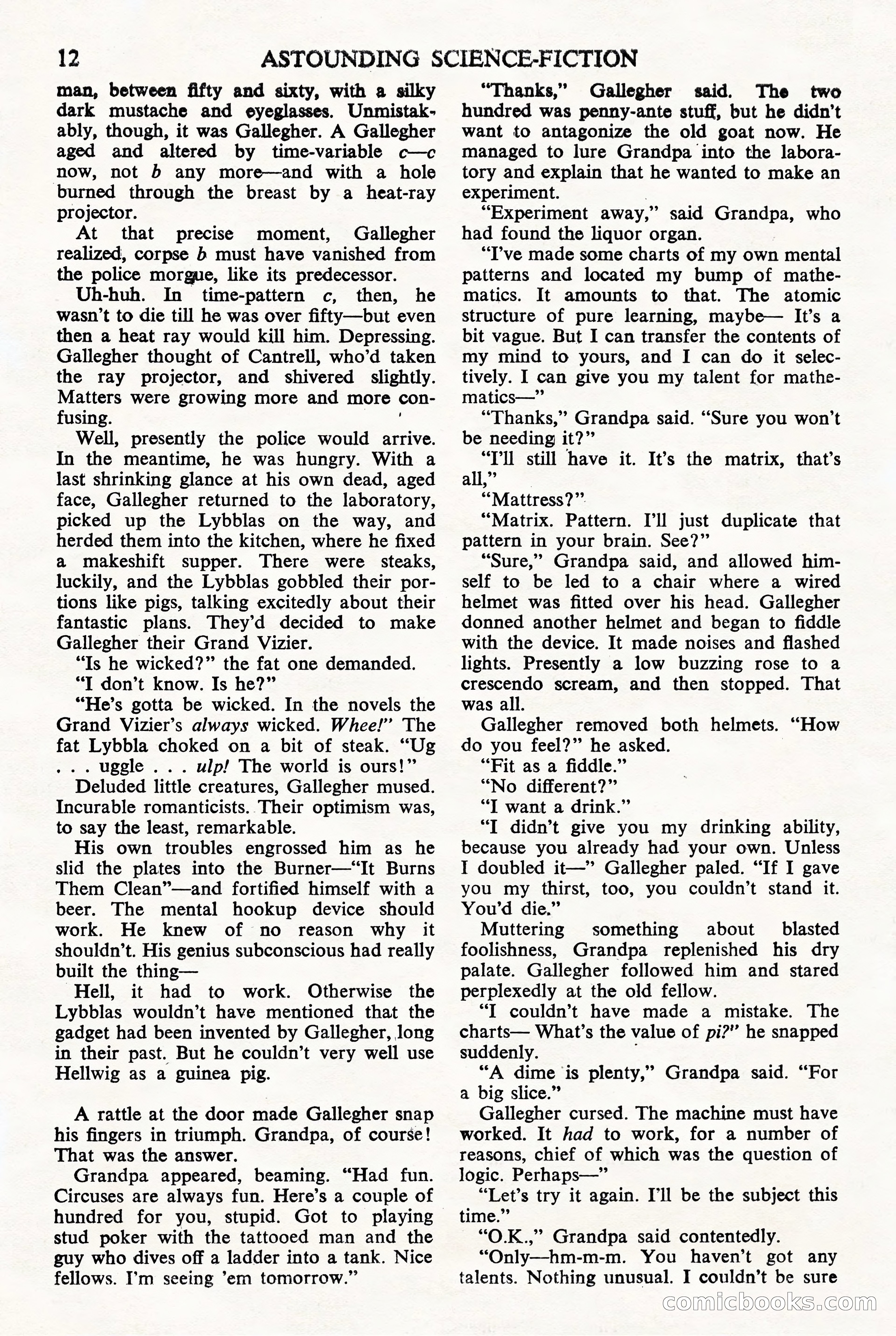 Astounding Science Fiction (British Edition) — page 14 of 68