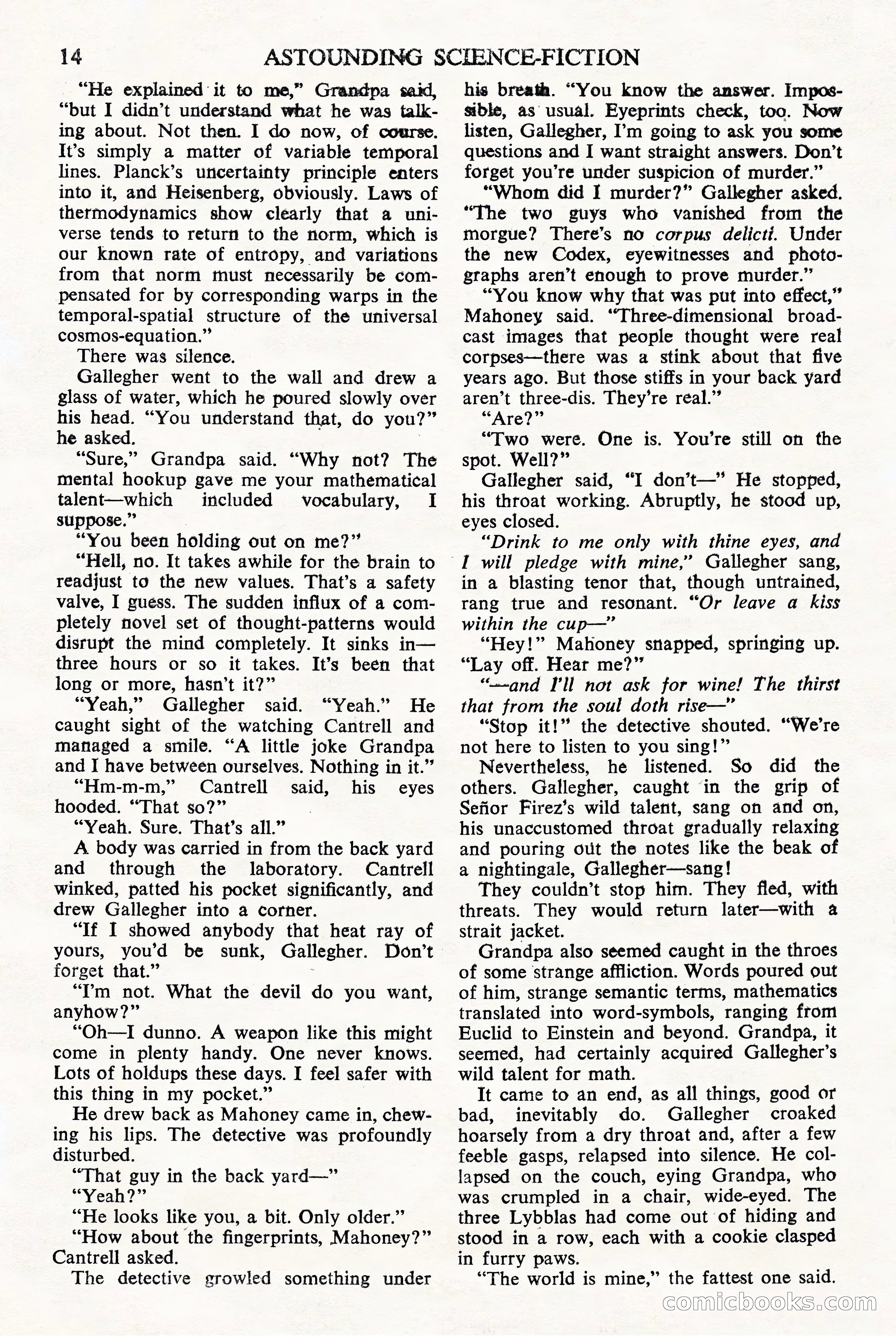 Astounding Science Fiction (British Edition) — page 16 of 68