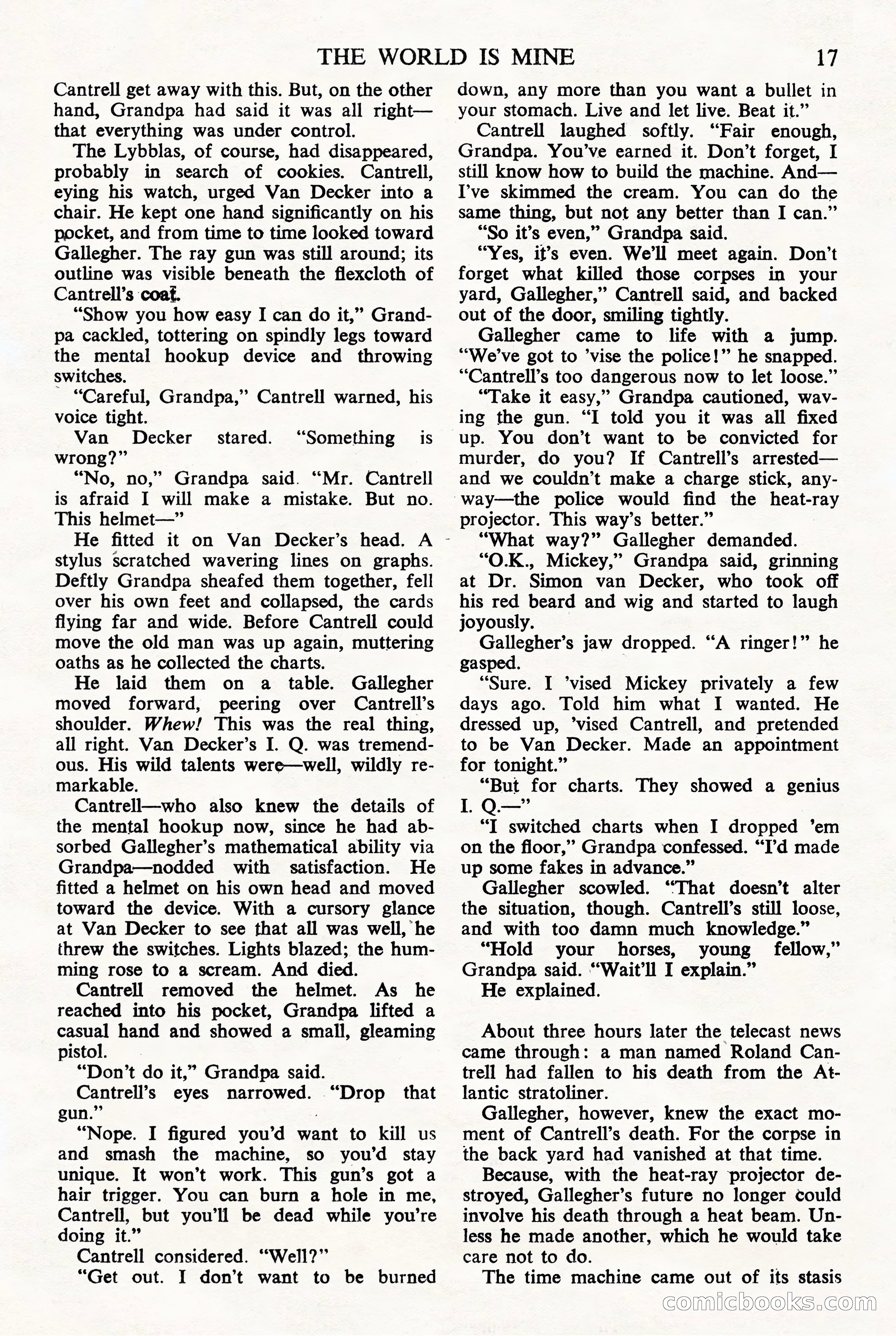 Astounding Science Fiction (British Edition) — page 19 of 68