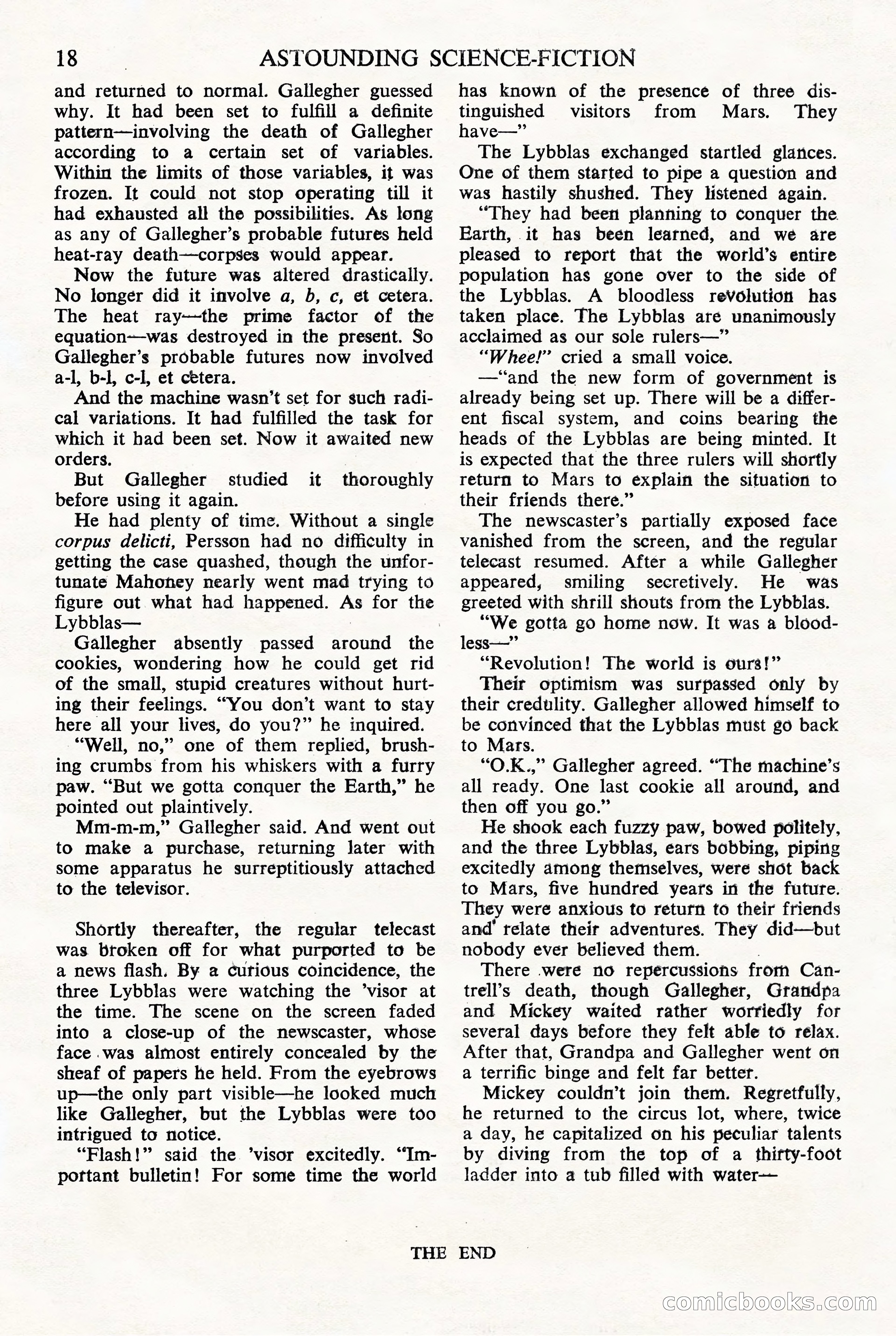 Astounding Science Fiction (British Edition) — page 20 of 68