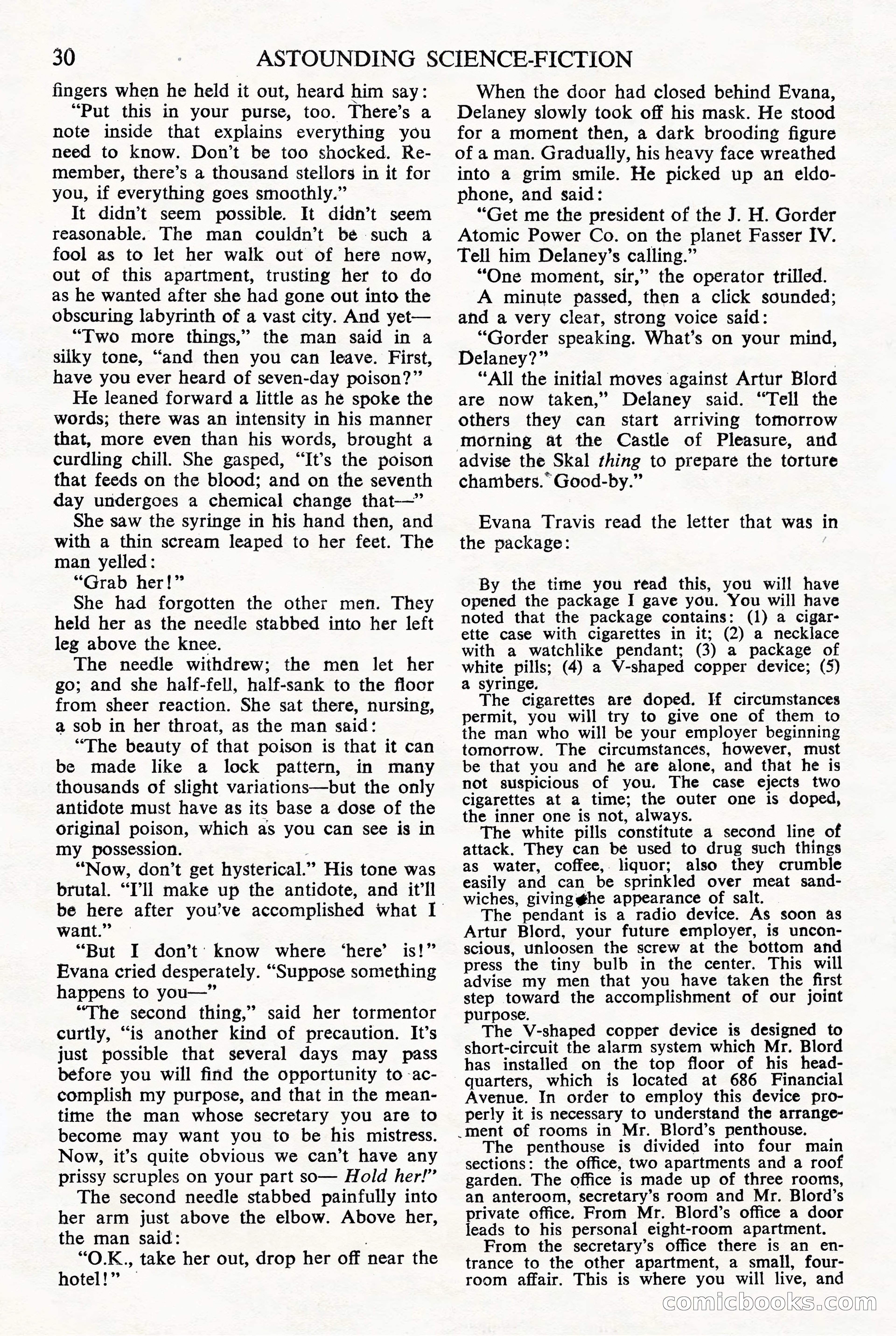 Astounding Science Fiction (British Edition) — page 32 of 68