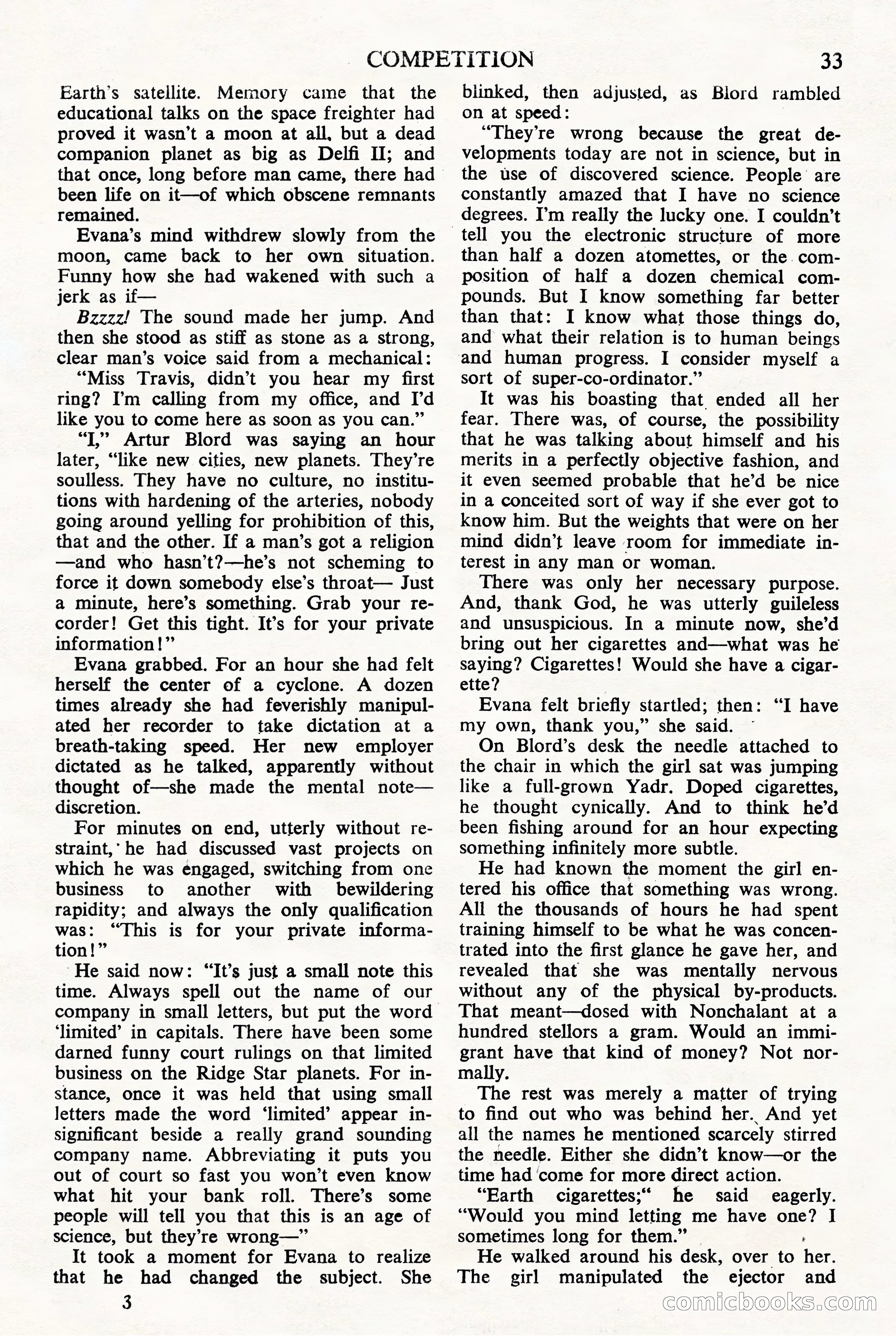 Astounding Science Fiction (British Edition) — page 35 of 68