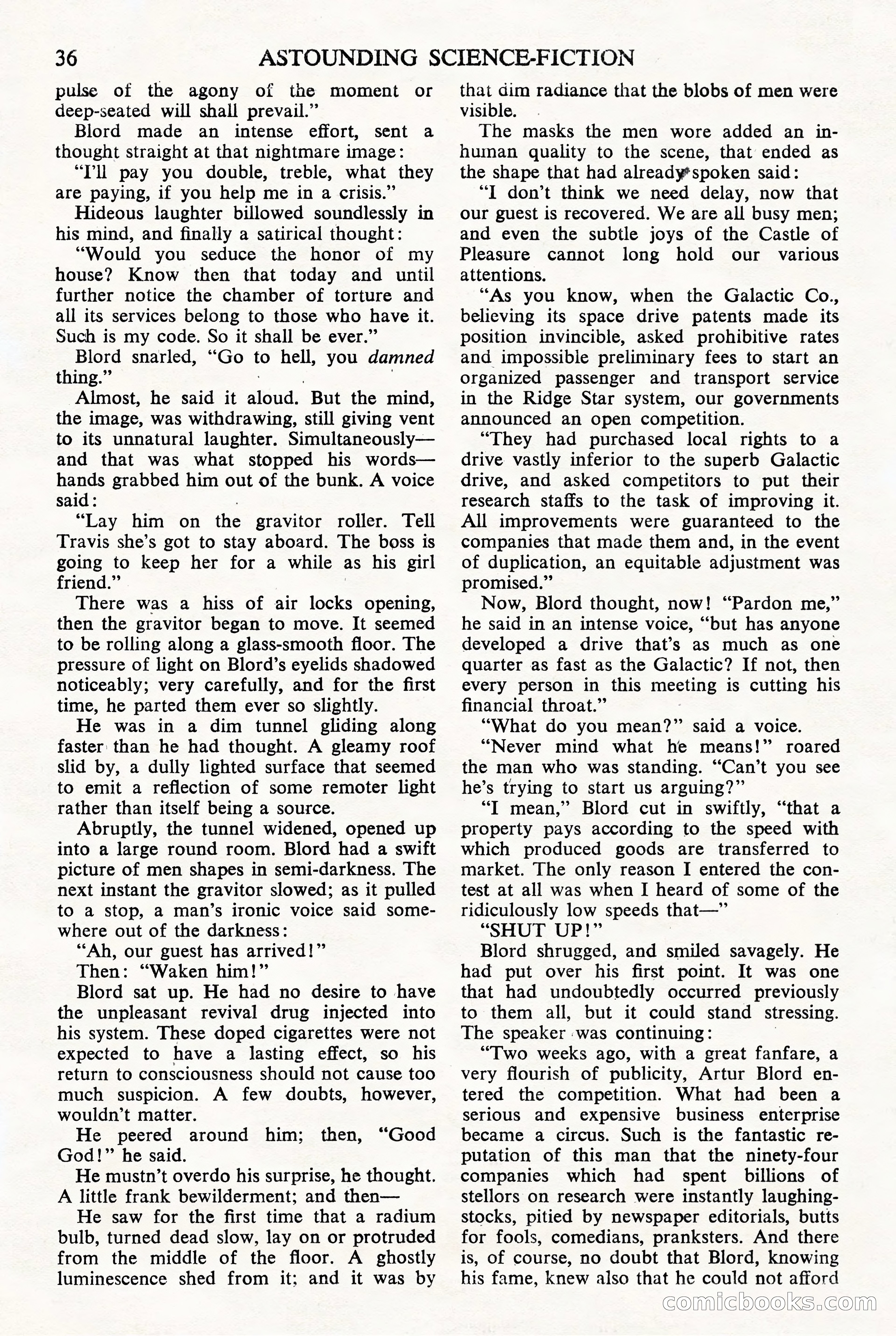 Astounding Science Fiction (British Edition) — page 38 of 68