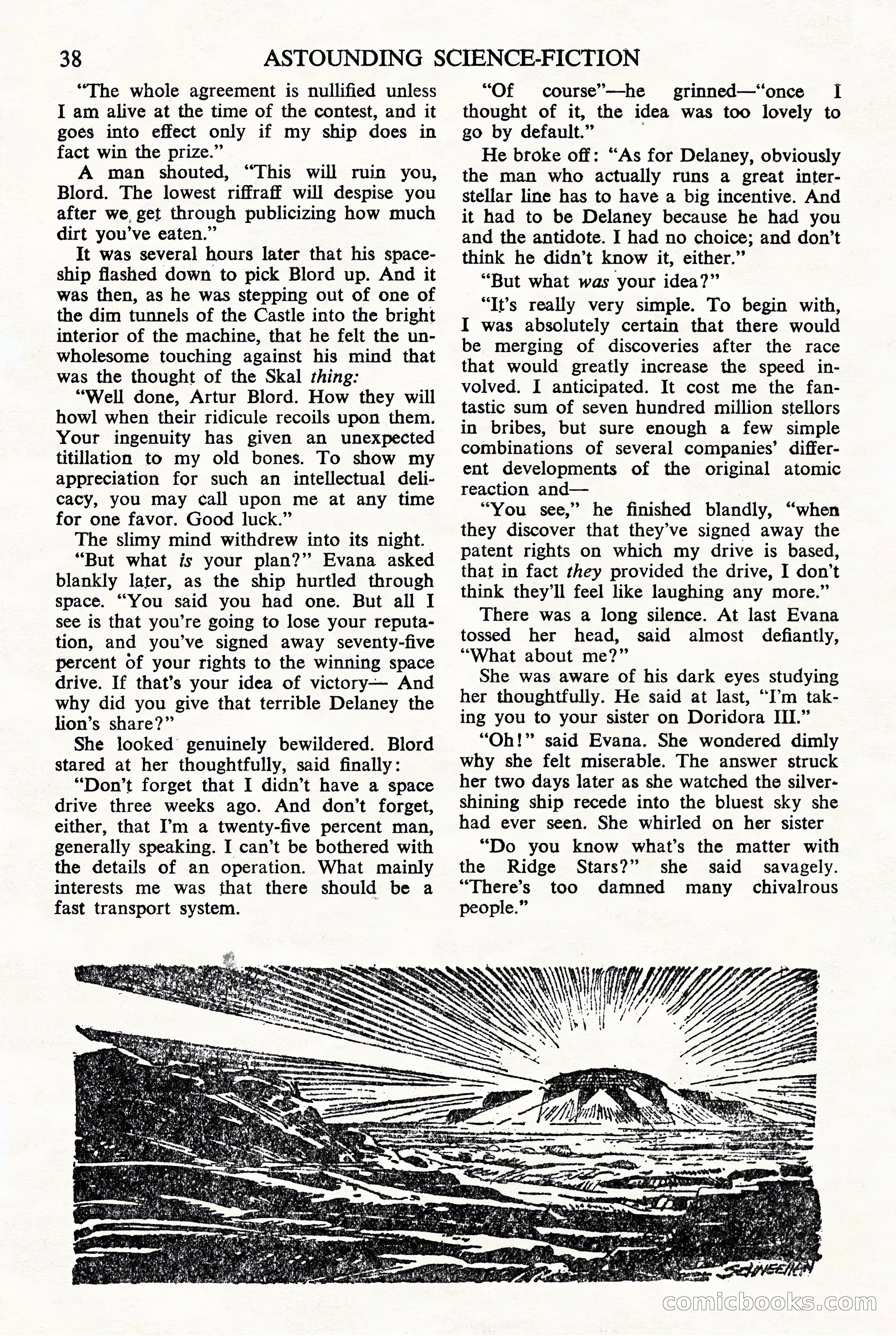 Astounding Science Fiction (British Edition) — page 40 of 68
