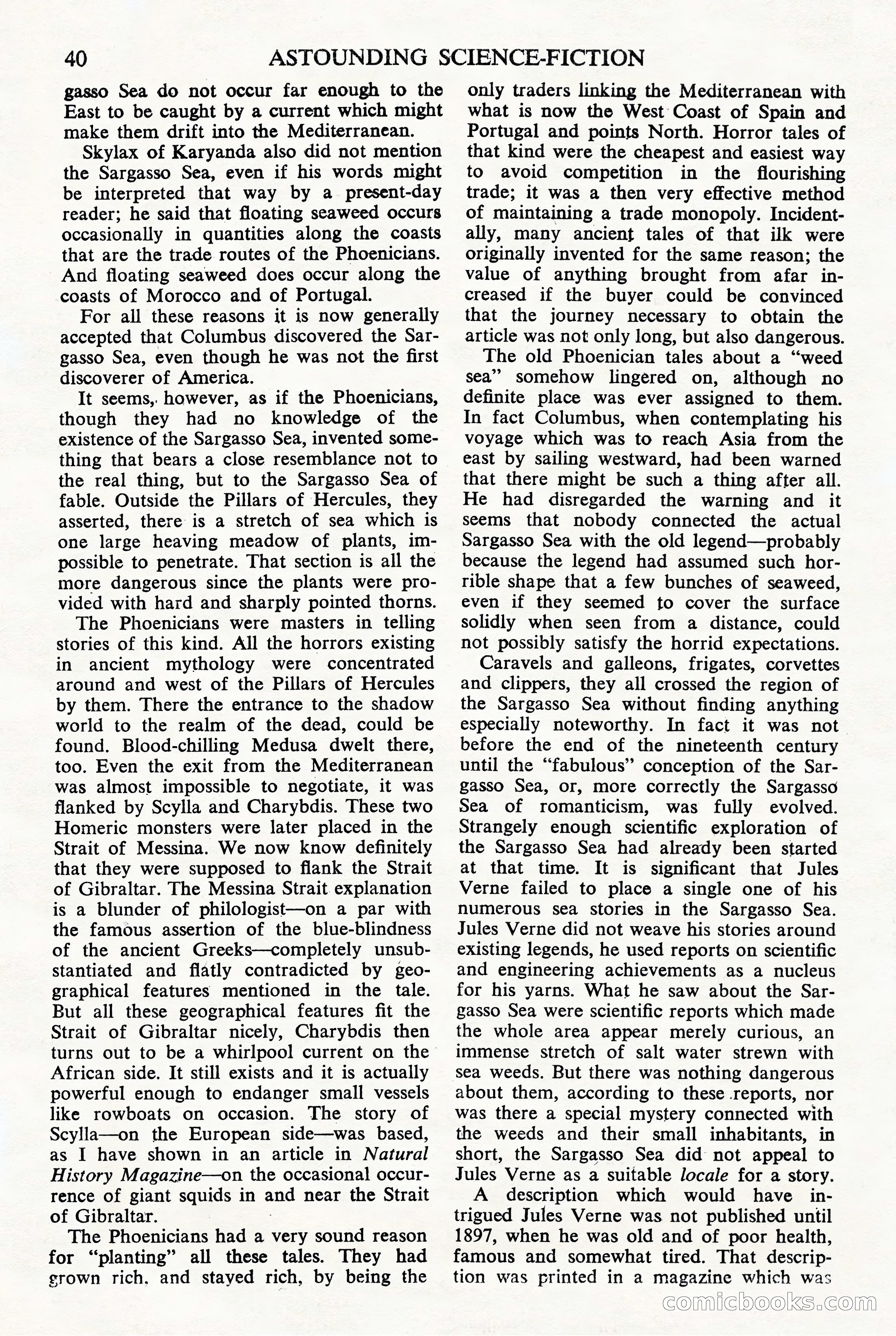 Astounding Science Fiction (British Edition) — page 42 of 68