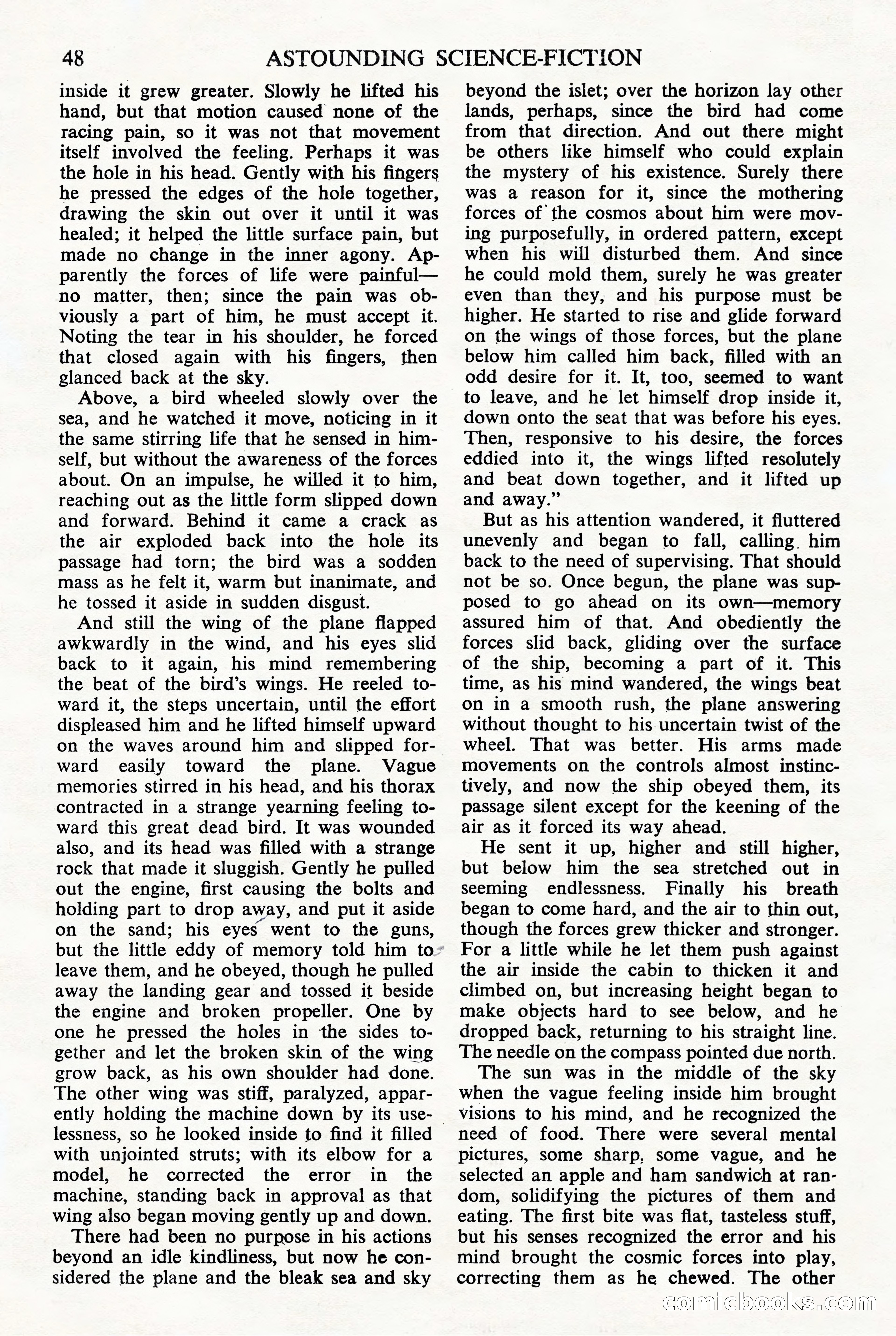 Astounding Science Fiction (British Edition) — page 50 of 68