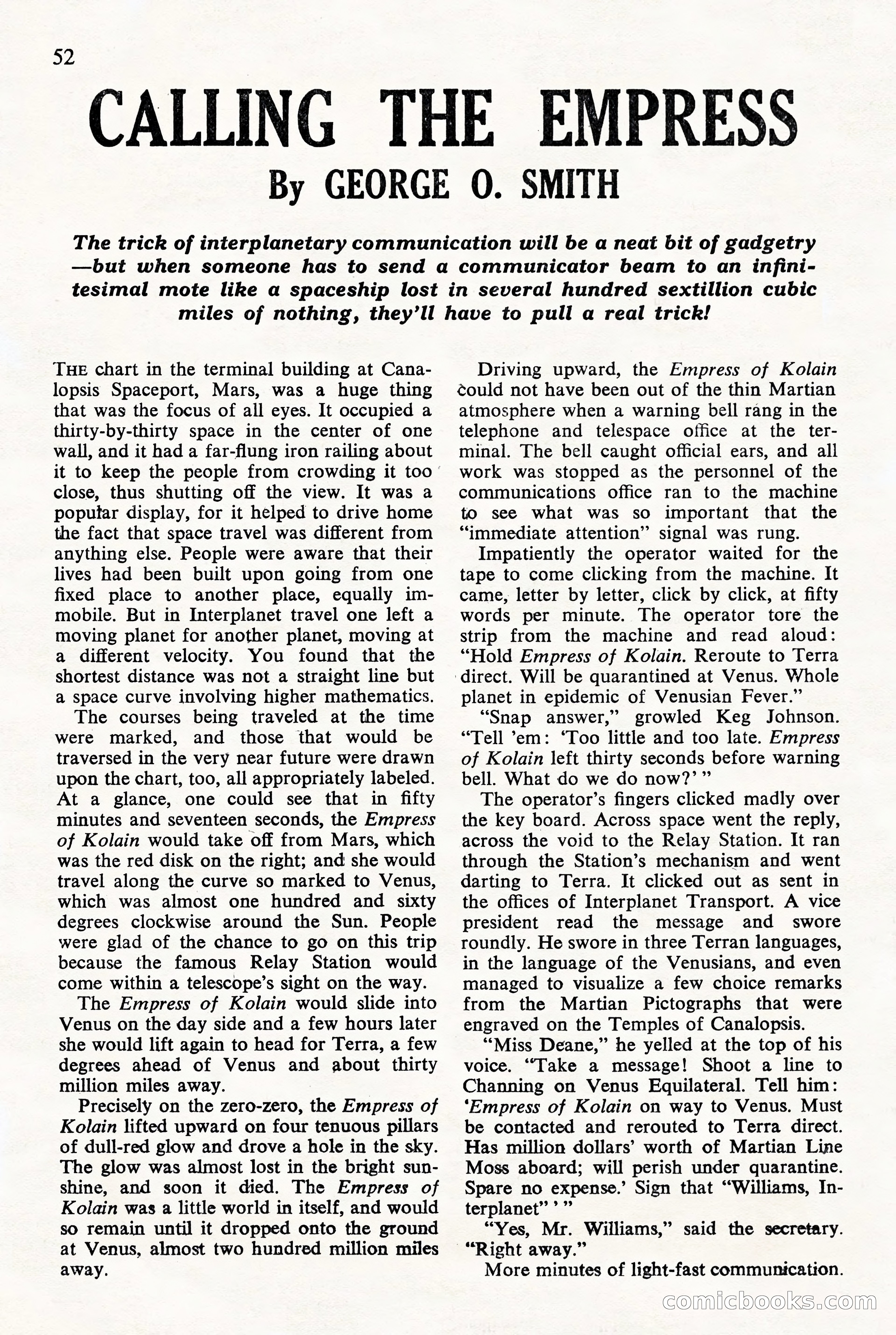 Astounding Science Fiction (British Edition) — page 54 of 68