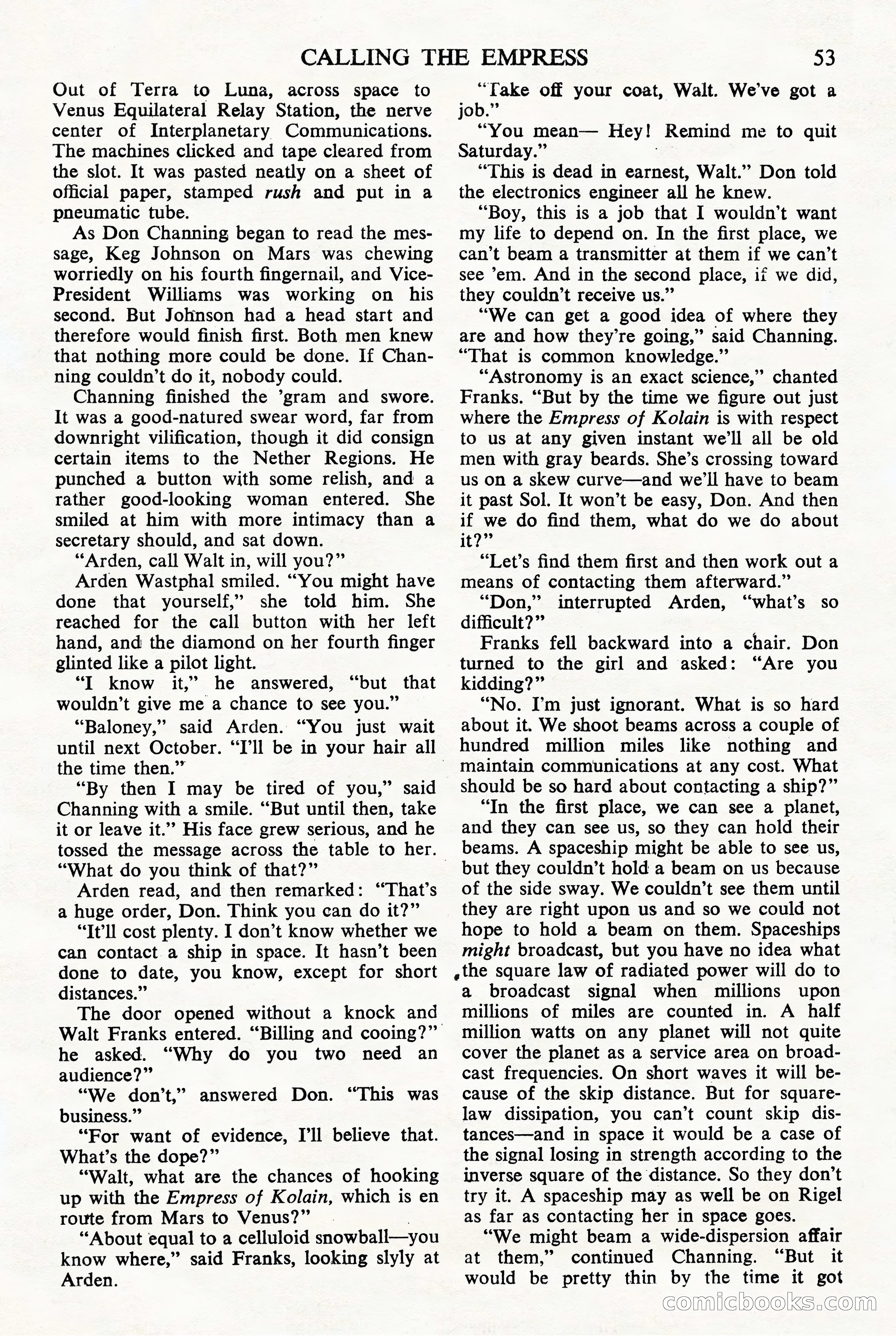 Astounding Science Fiction (British Edition) — page 55 of 68
