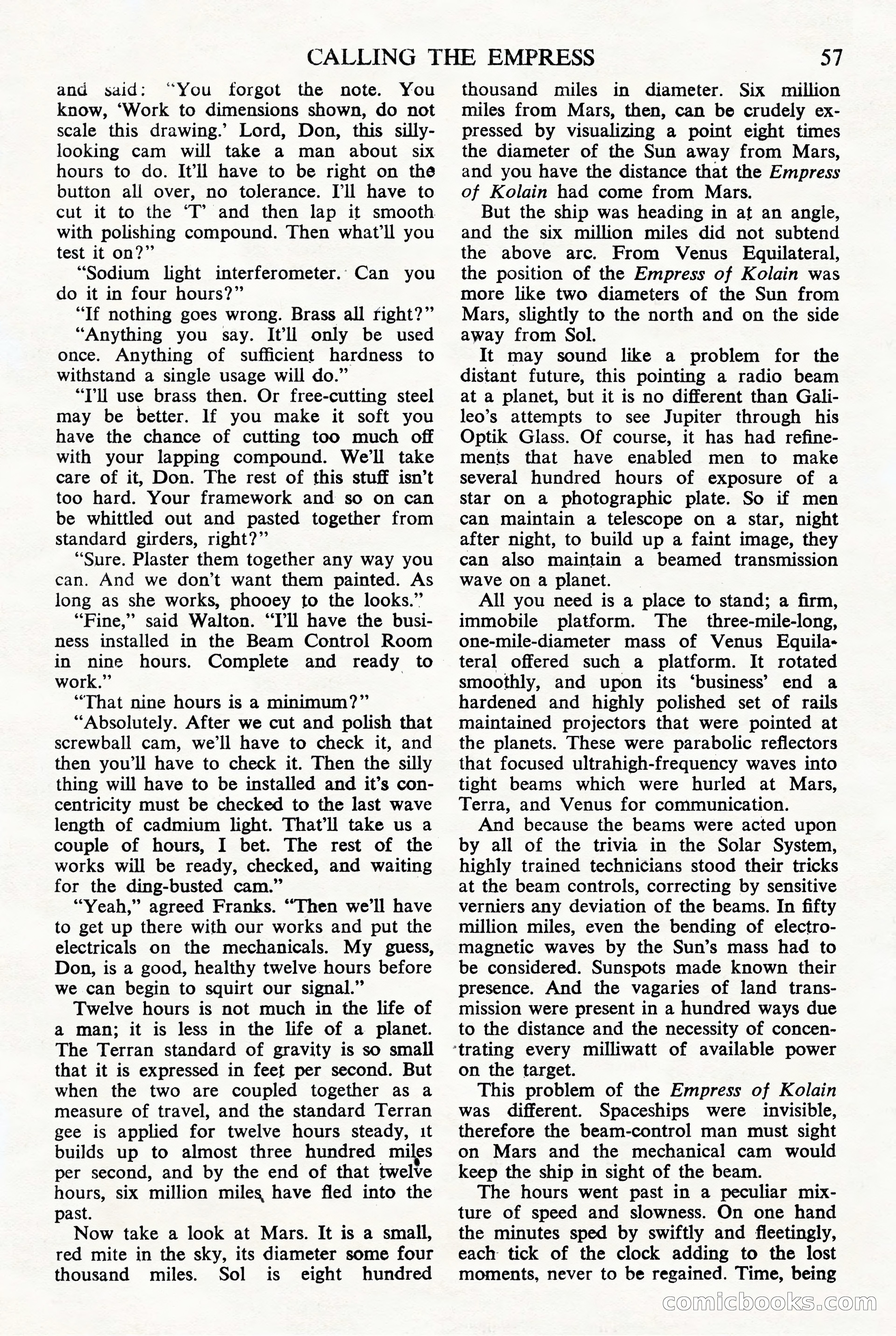 Astounding Science Fiction (British Edition) — page 59 of 68