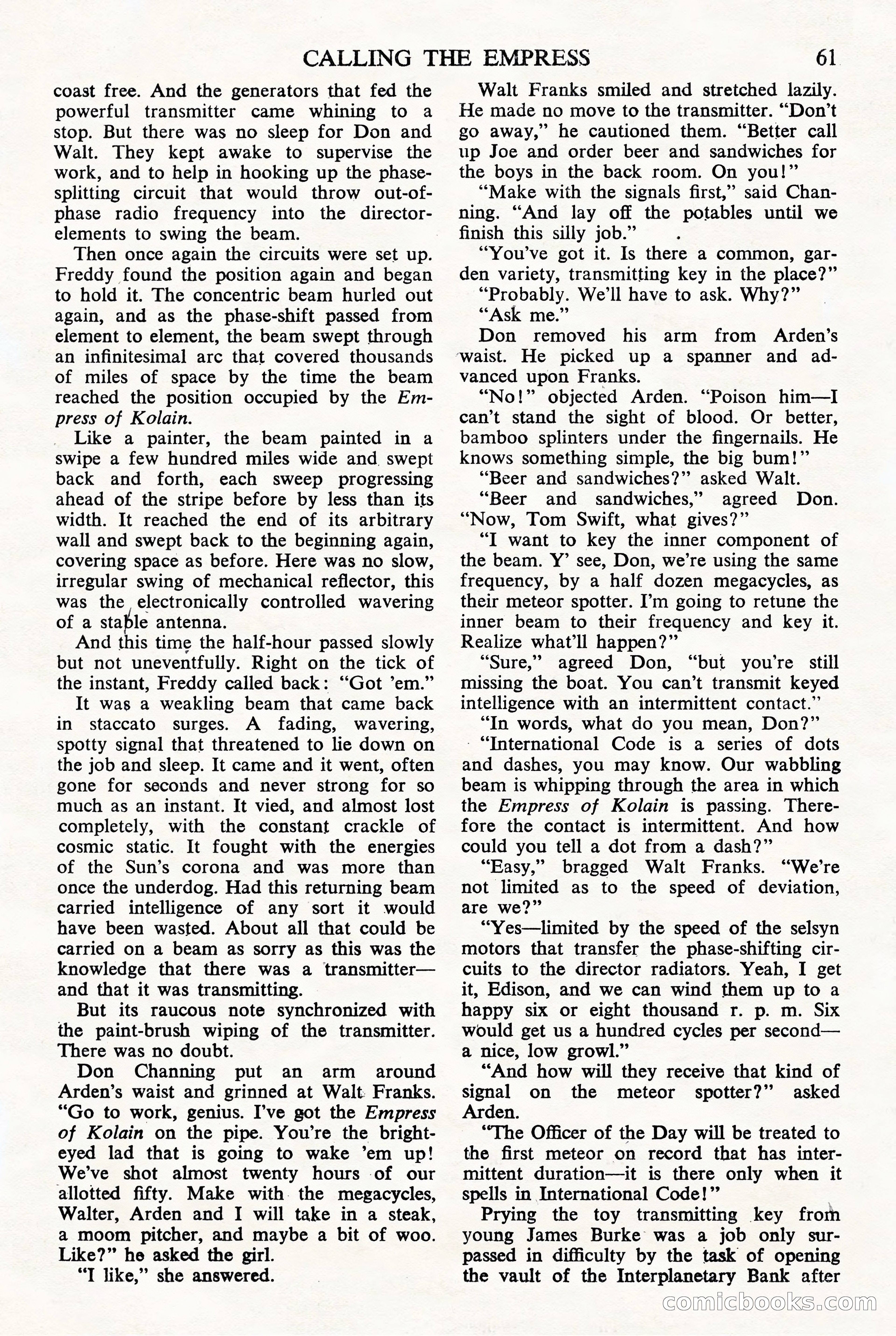 Astounding Science Fiction (British Edition) — page 63 of 68