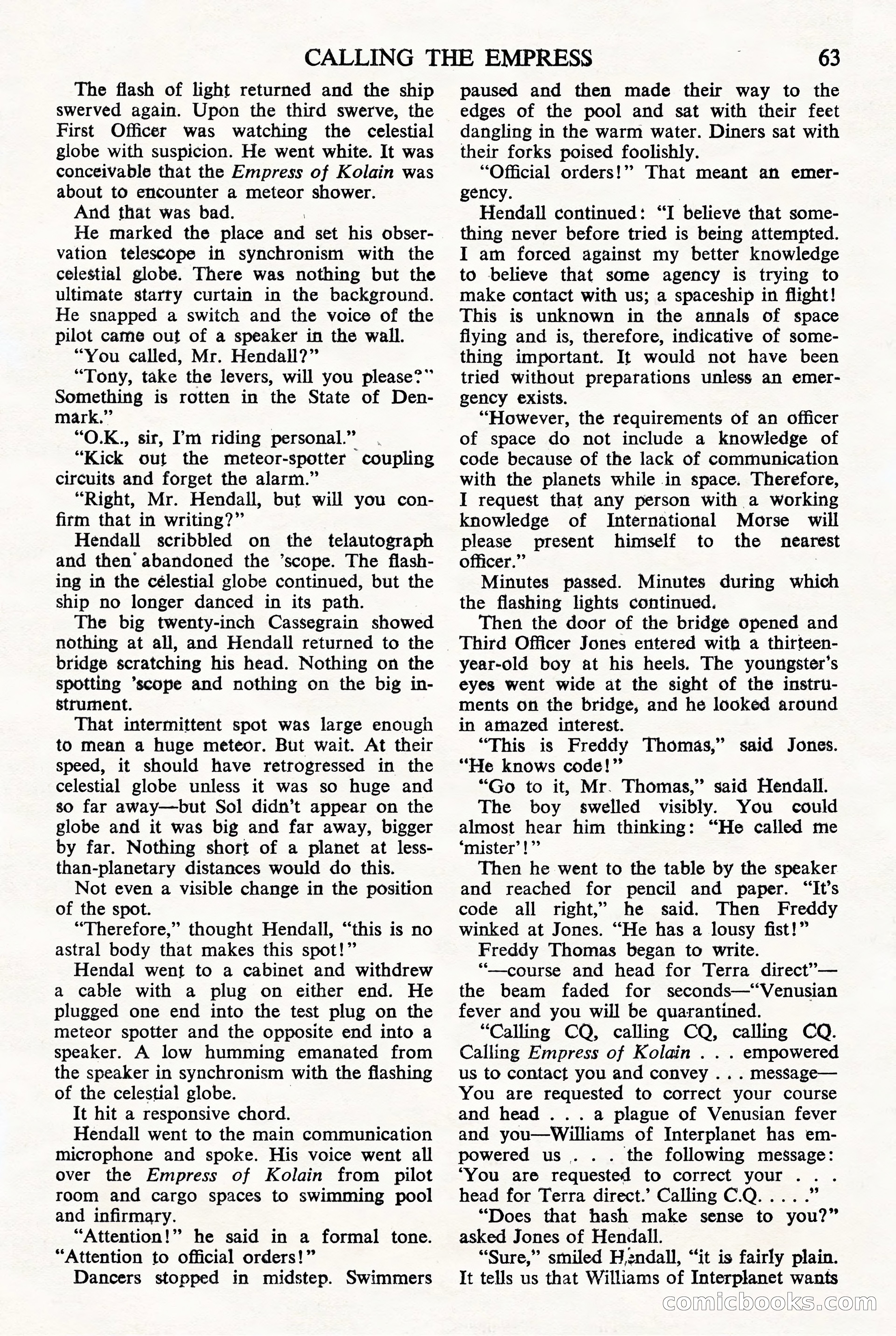 Astounding Science Fiction (British Edition) — page 65 of 68