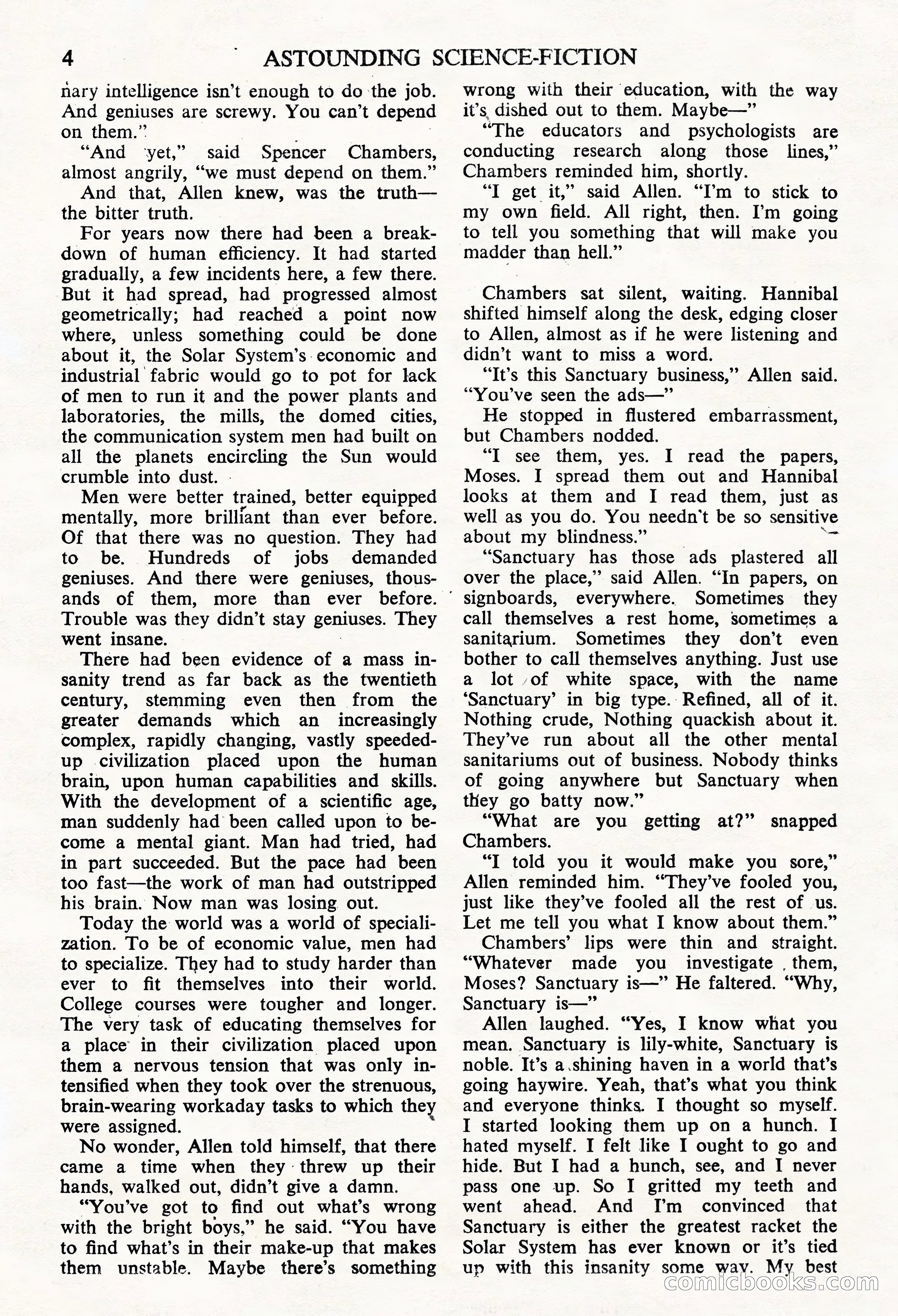 Astounding Science Fiction, British Edition — page 6 of 68
