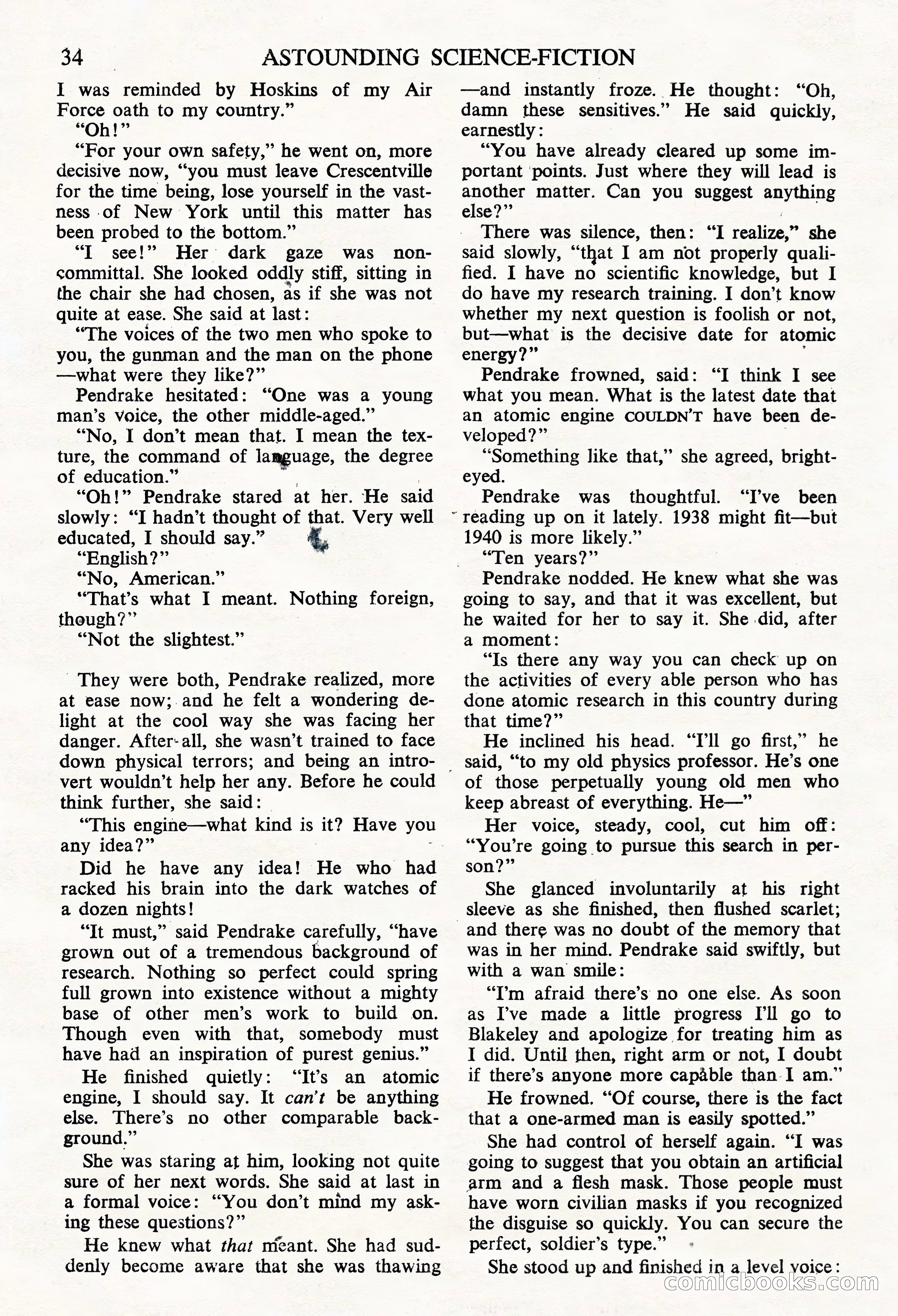 Astounding Science Fiction, British Edition — page 36 of 68