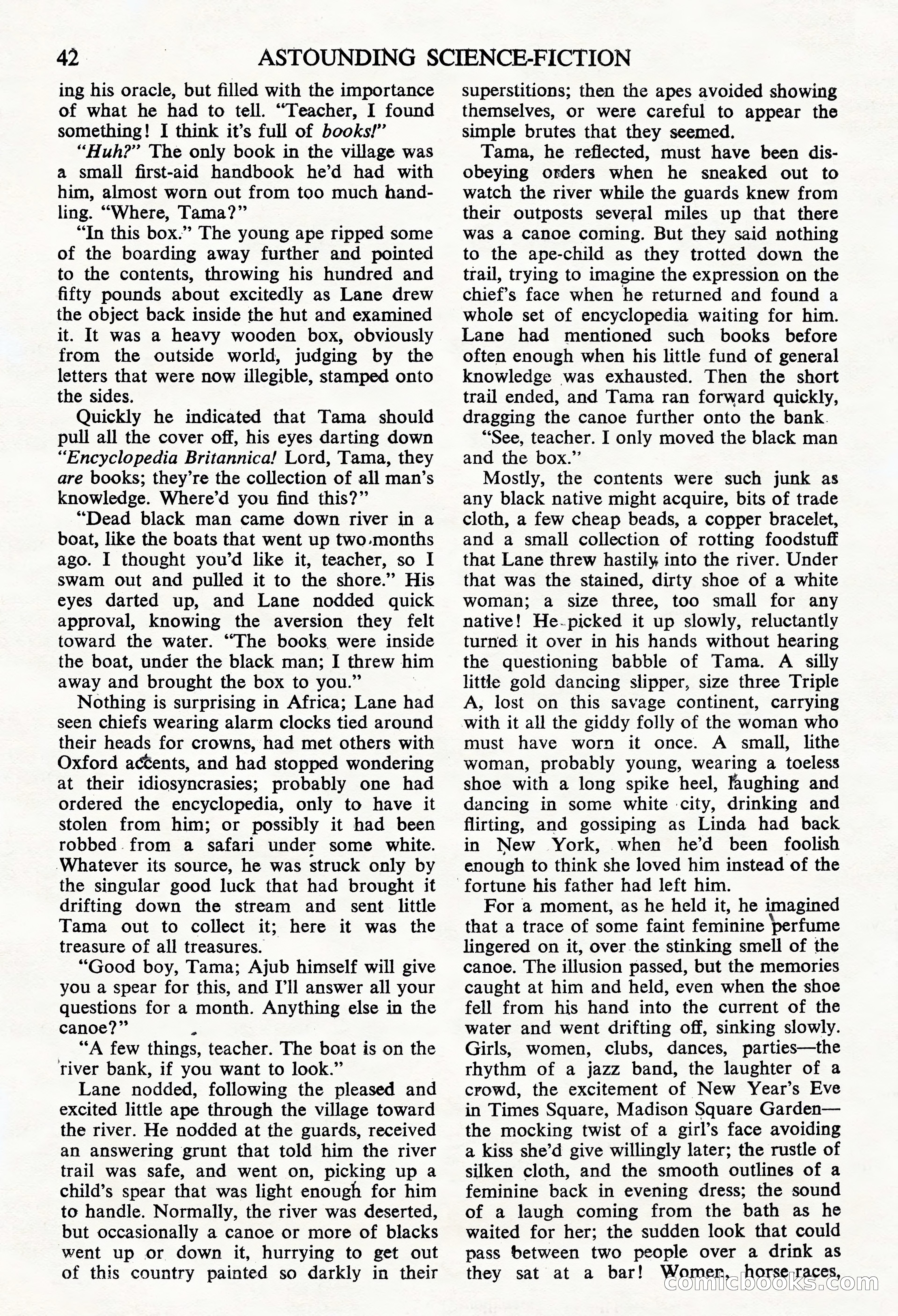 Astounding Science Fiction, British Edition — page 44 of 68