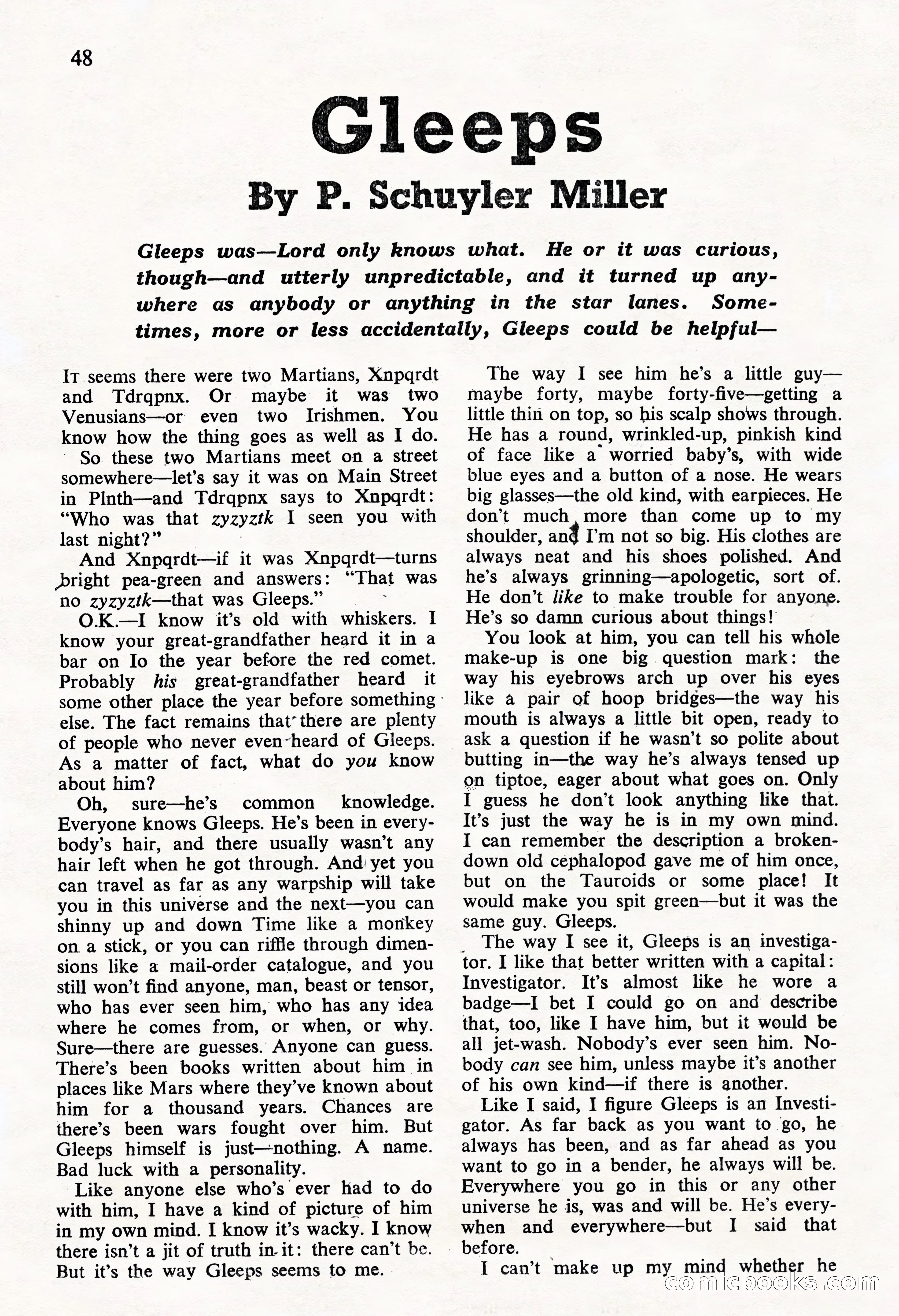 Astounding Science Fiction, British Edition — page 50 of 68
