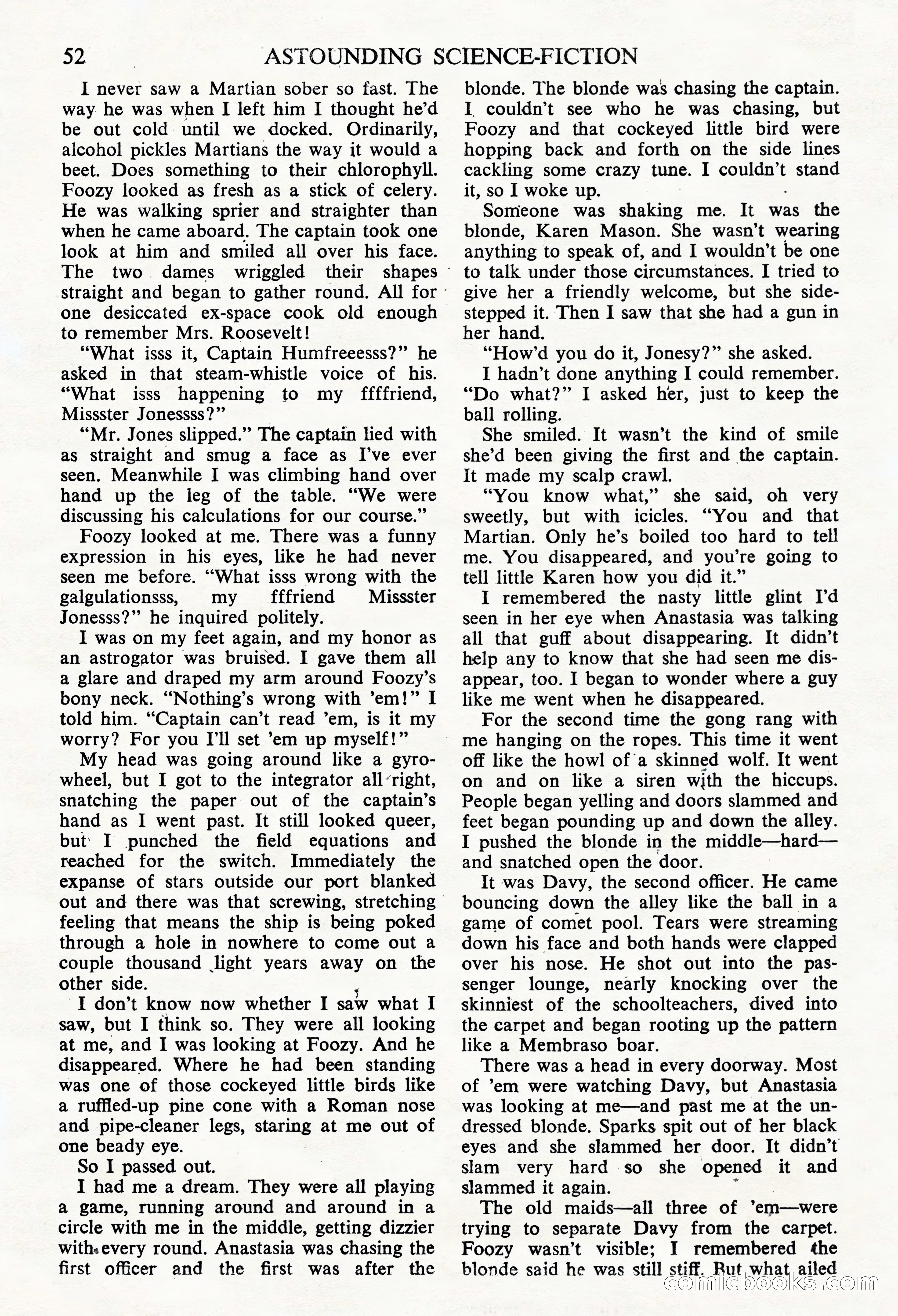 Astounding Science Fiction, British Edition — page 54 of 68