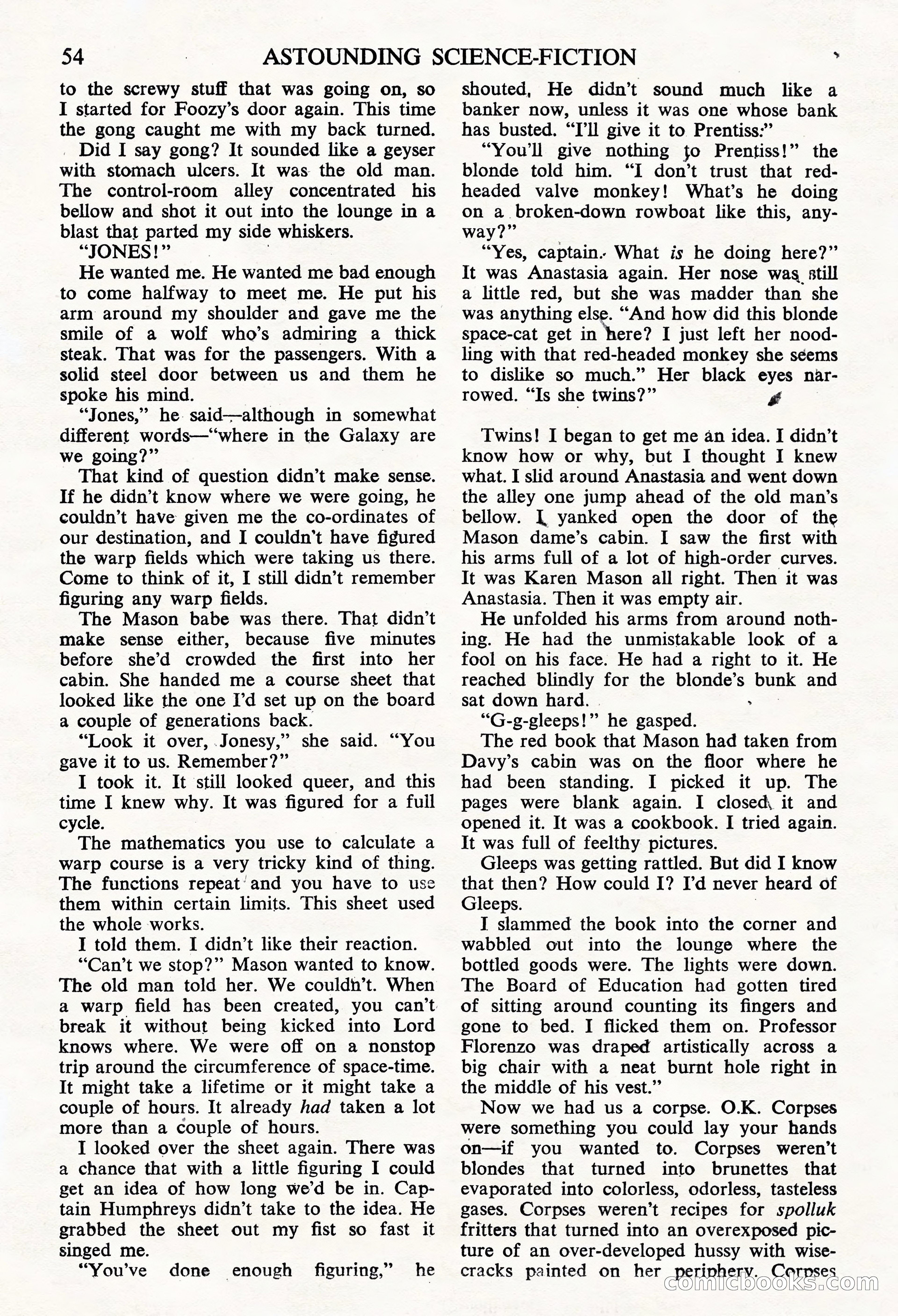 Astounding Science Fiction, British Edition — page 56 of 68