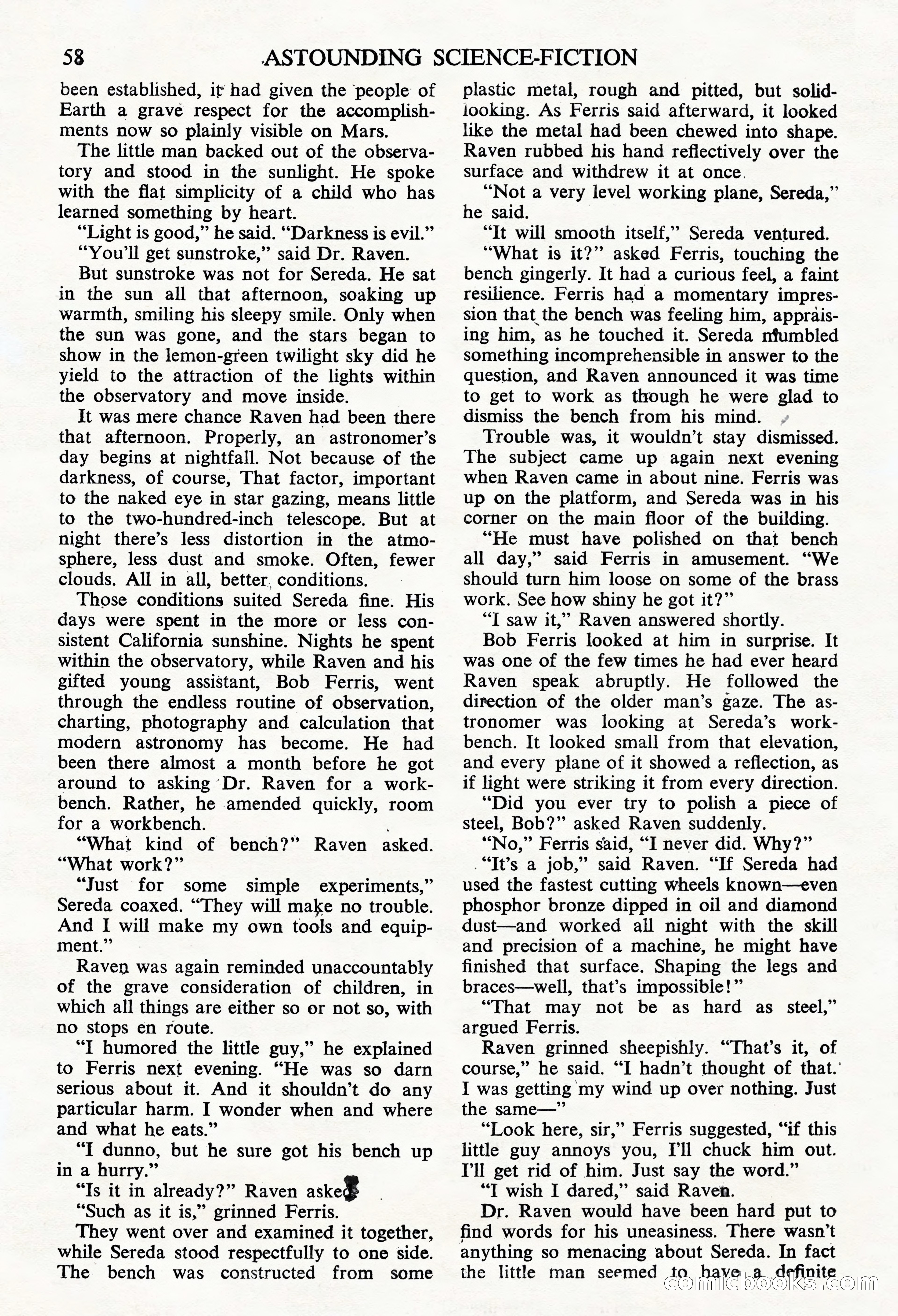 Astounding Science Fiction, British Edition — page 60 of 68