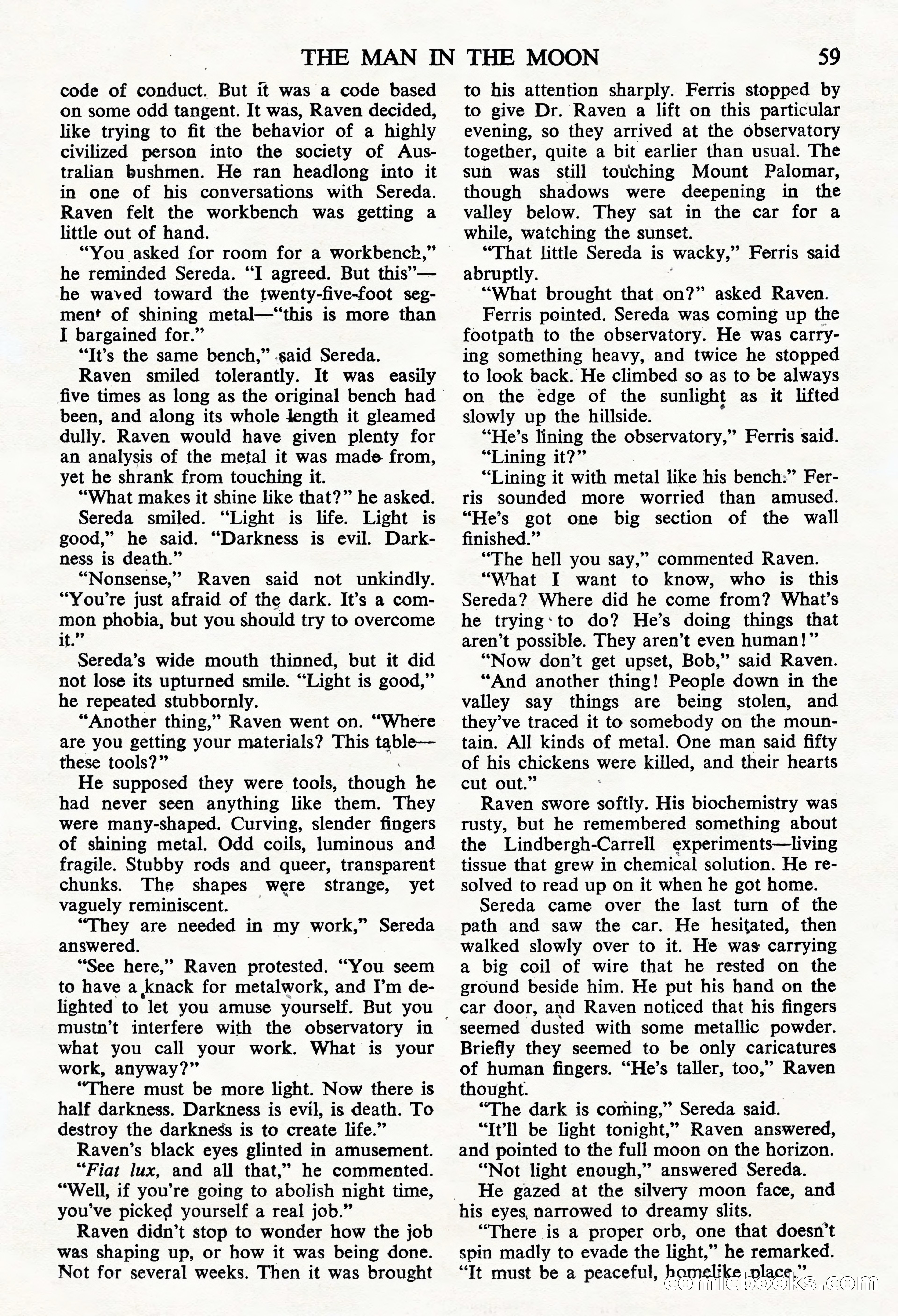 Astounding Science Fiction, British Edition — page 61 of 68