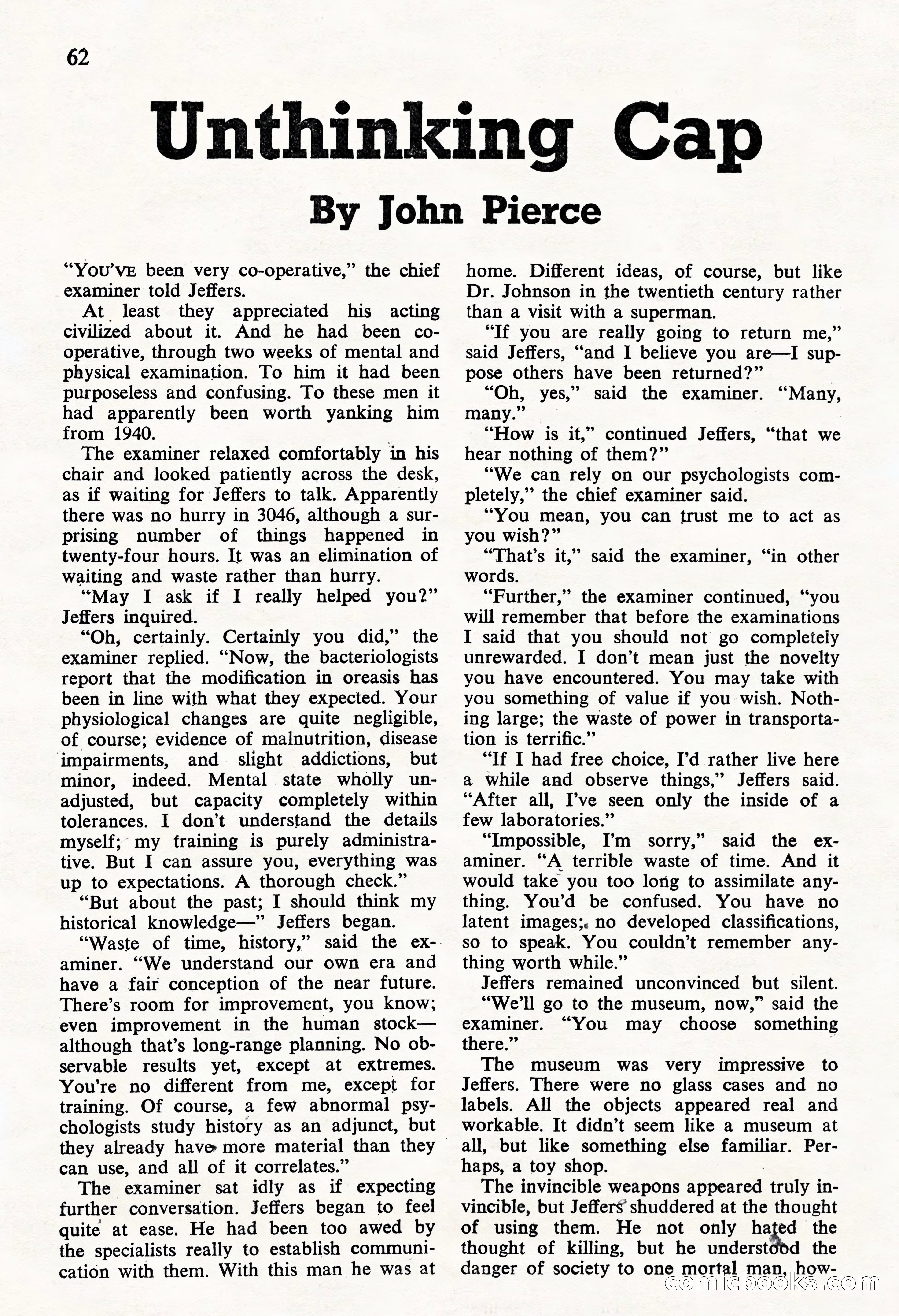 Astounding Science Fiction, British Edition — page 64 of 68