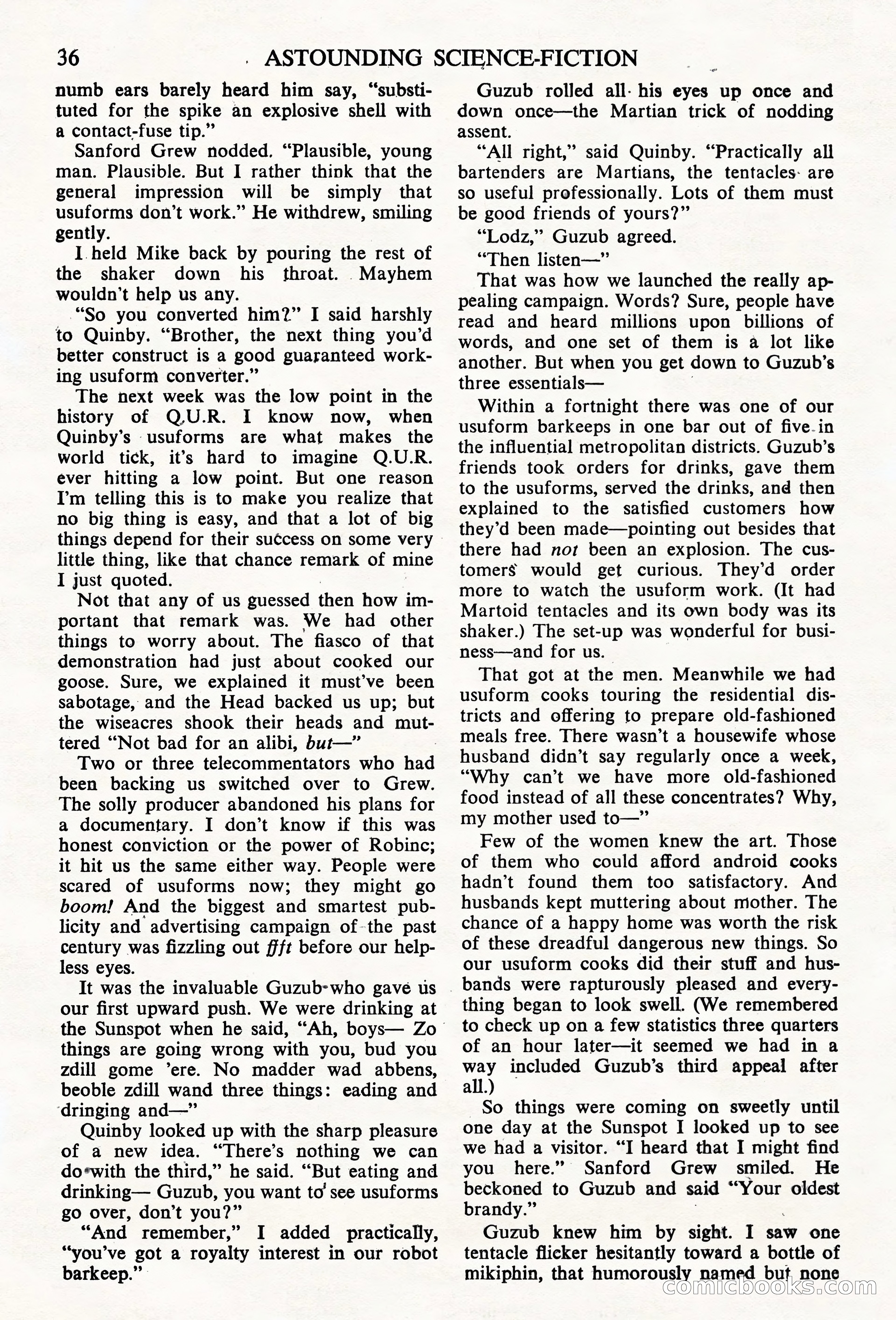 Astounding Science Fiction, British Edition — page 38 of 68