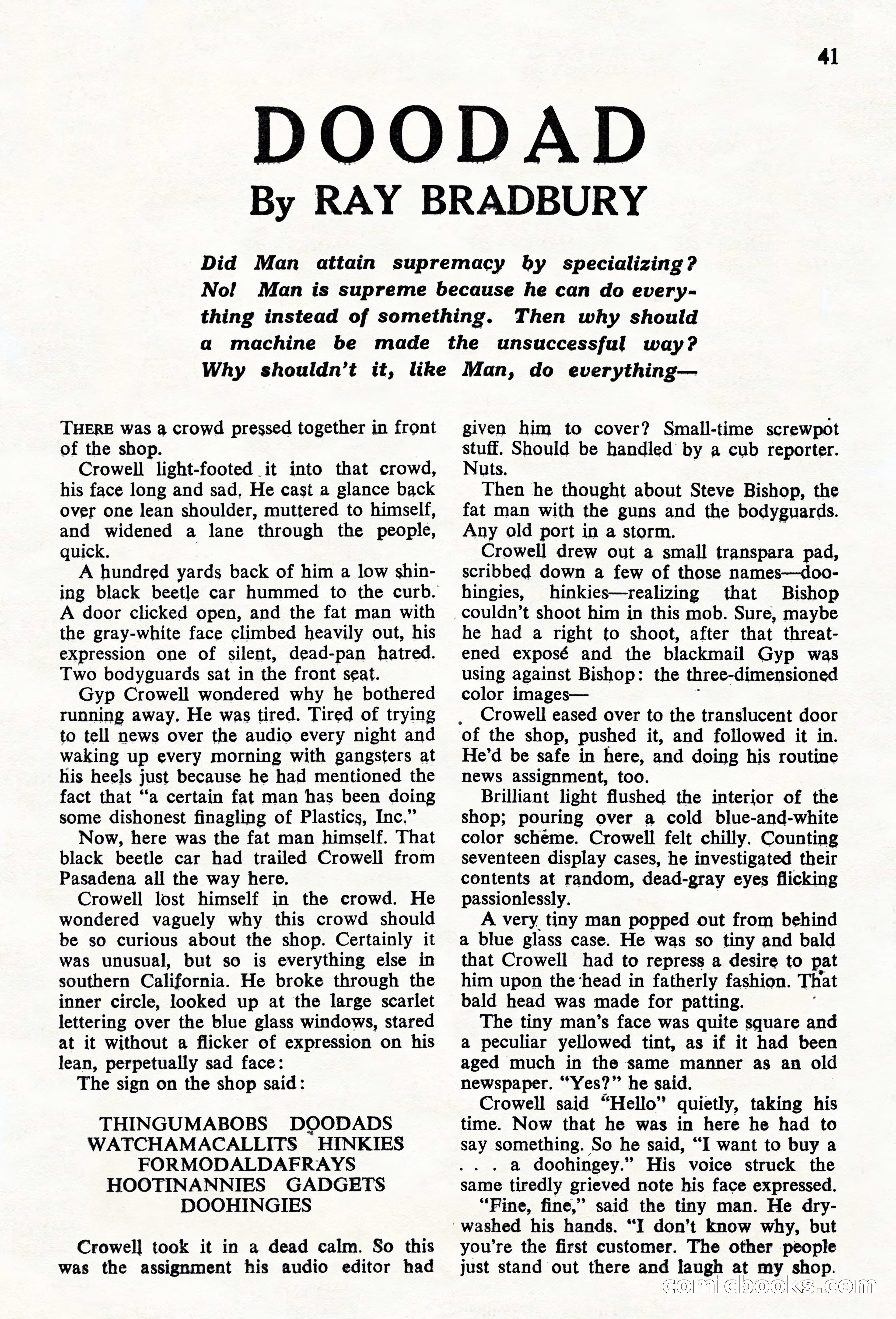 Astounding Science Fiction, British Edition — page 43 of 68