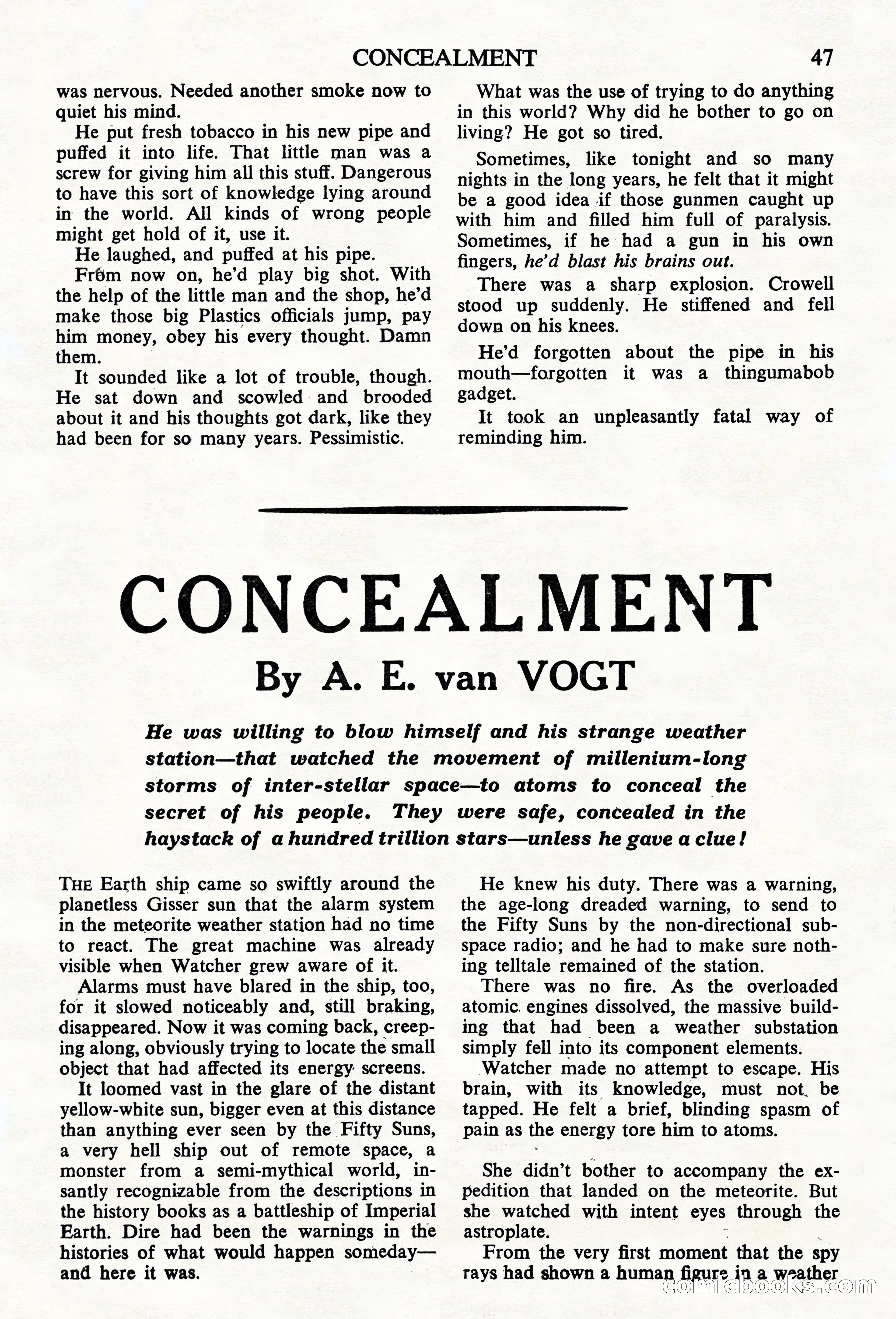 Astounding Science Fiction, British Edition — page 49 of 68
