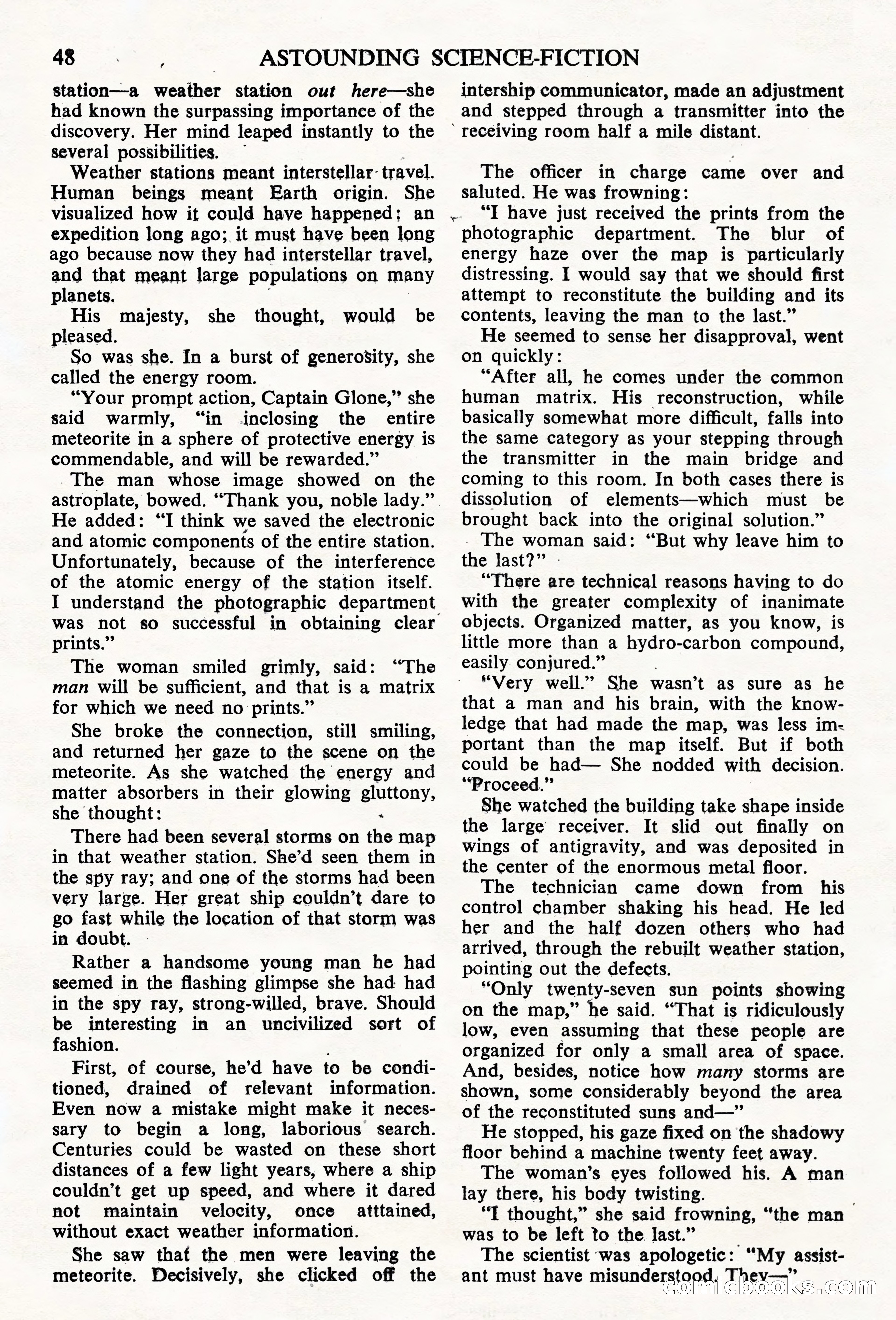 Astounding Science Fiction, British Edition — page 50 of 68