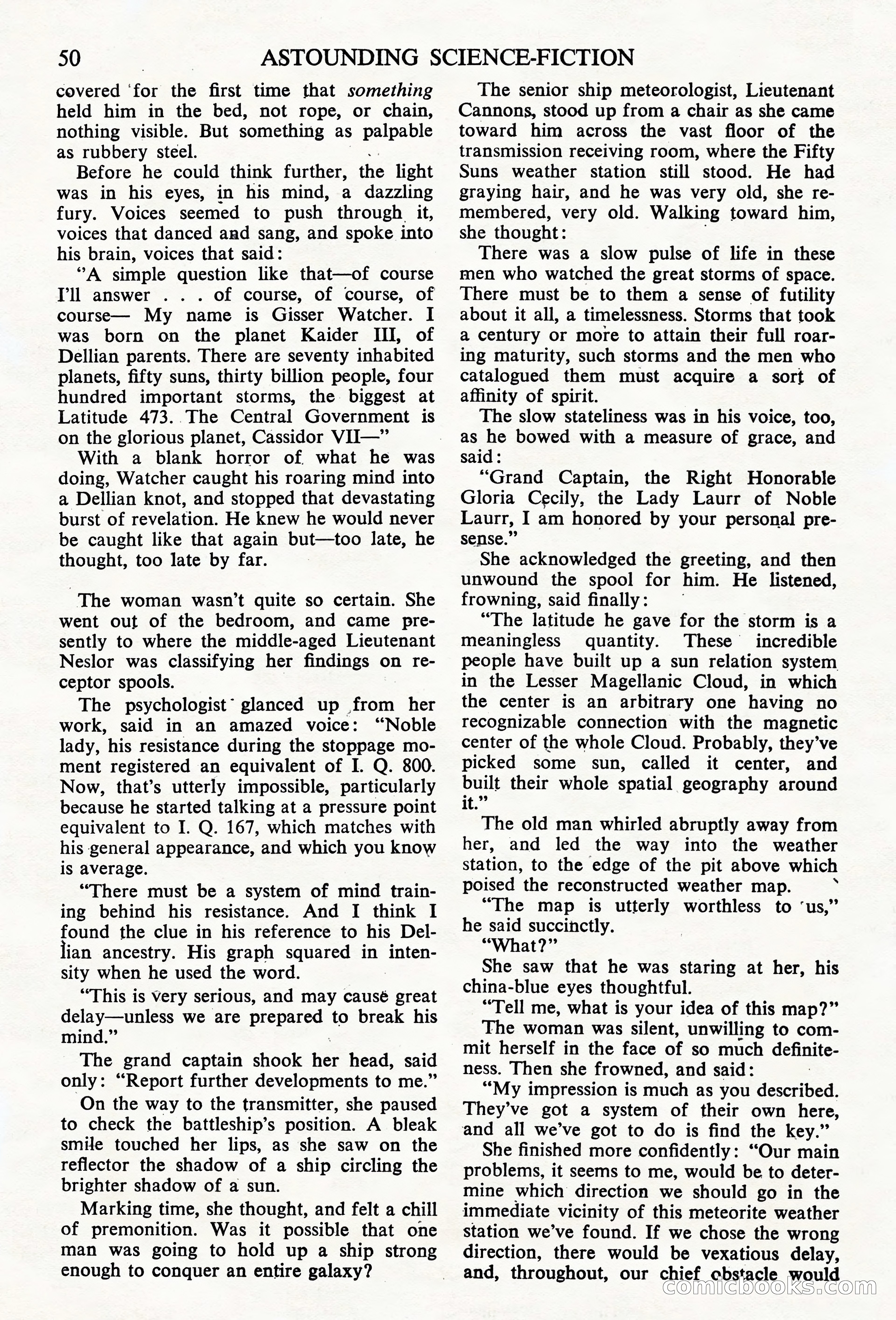 Astounding Science Fiction, British Edition — page 52 of 68