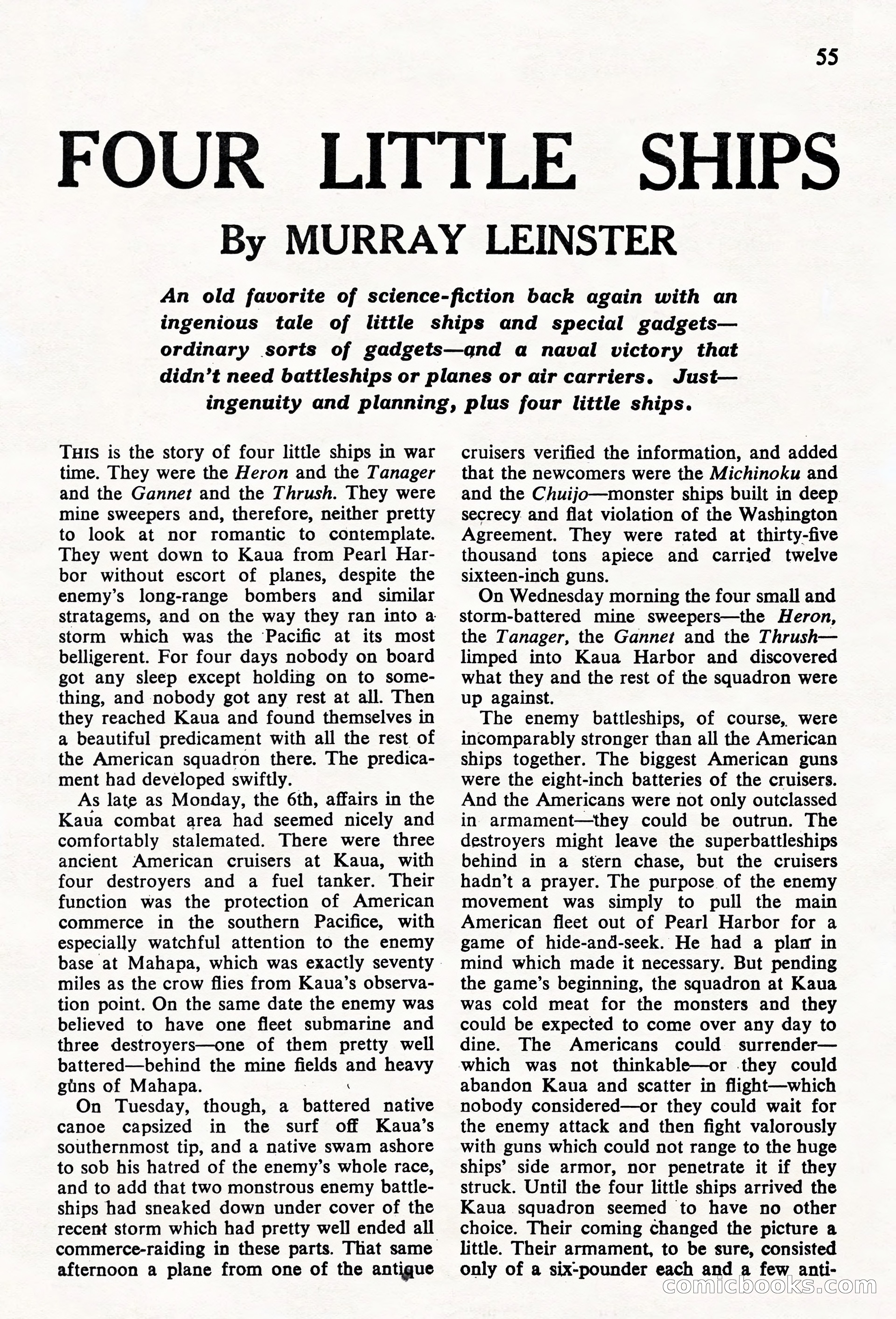 Astounding Science Fiction, British Edition — page 57 of 68
