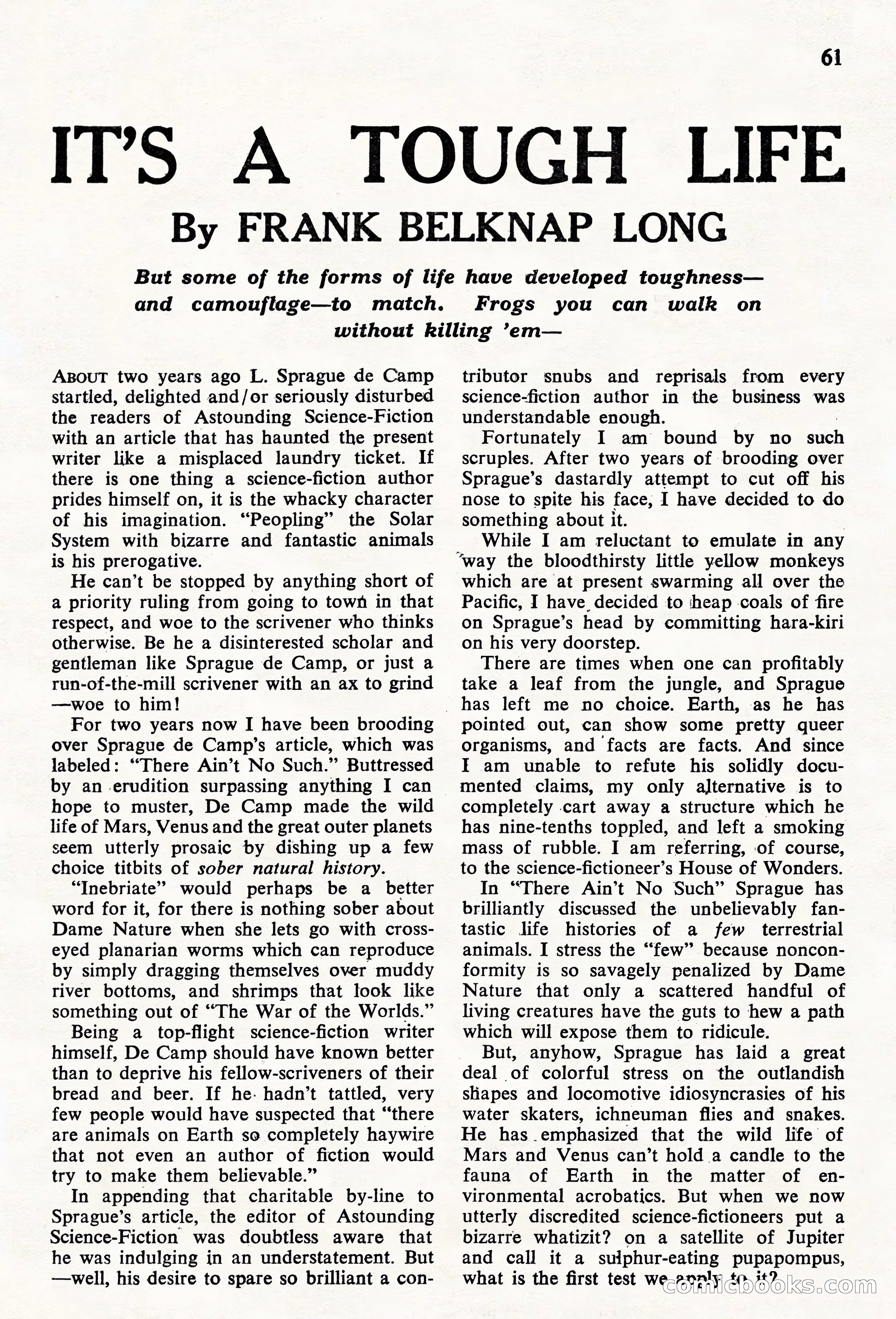 Astounding Science Fiction, British Edition — page 63 of 68
