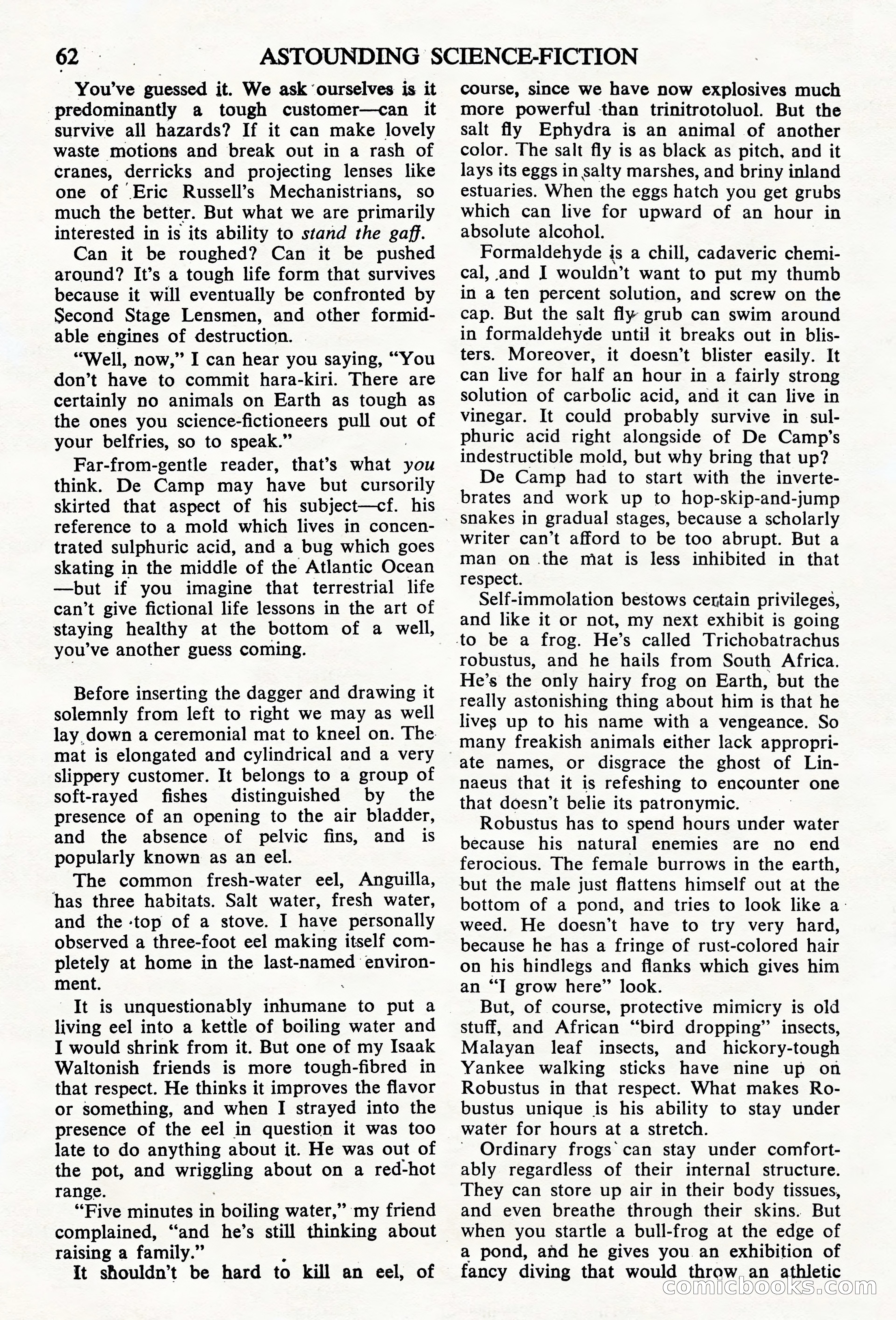 Astounding Science Fiction, British Edition — page 64 of 68
