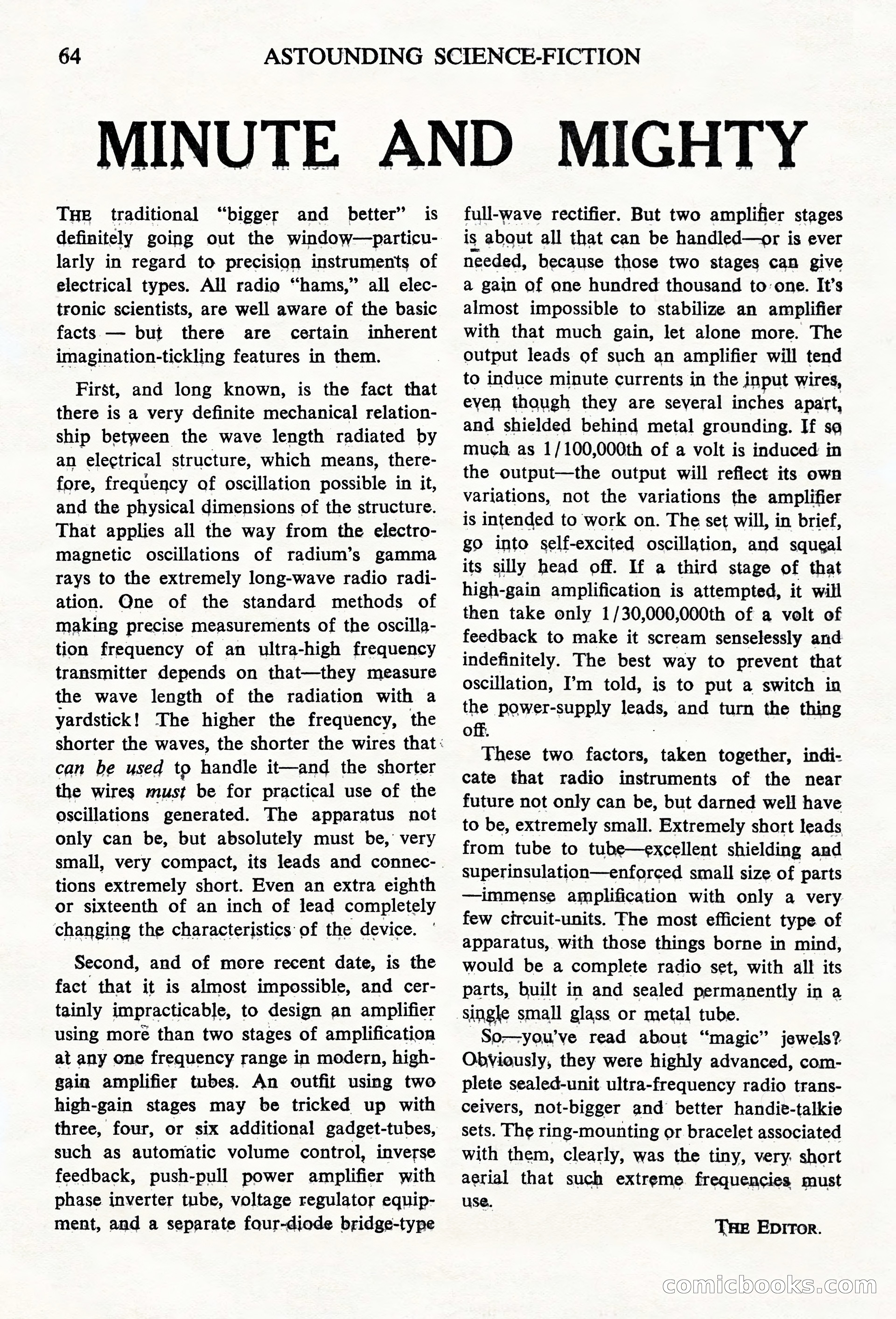 Astounding Science Fiction, British Edition — page 66 of 68