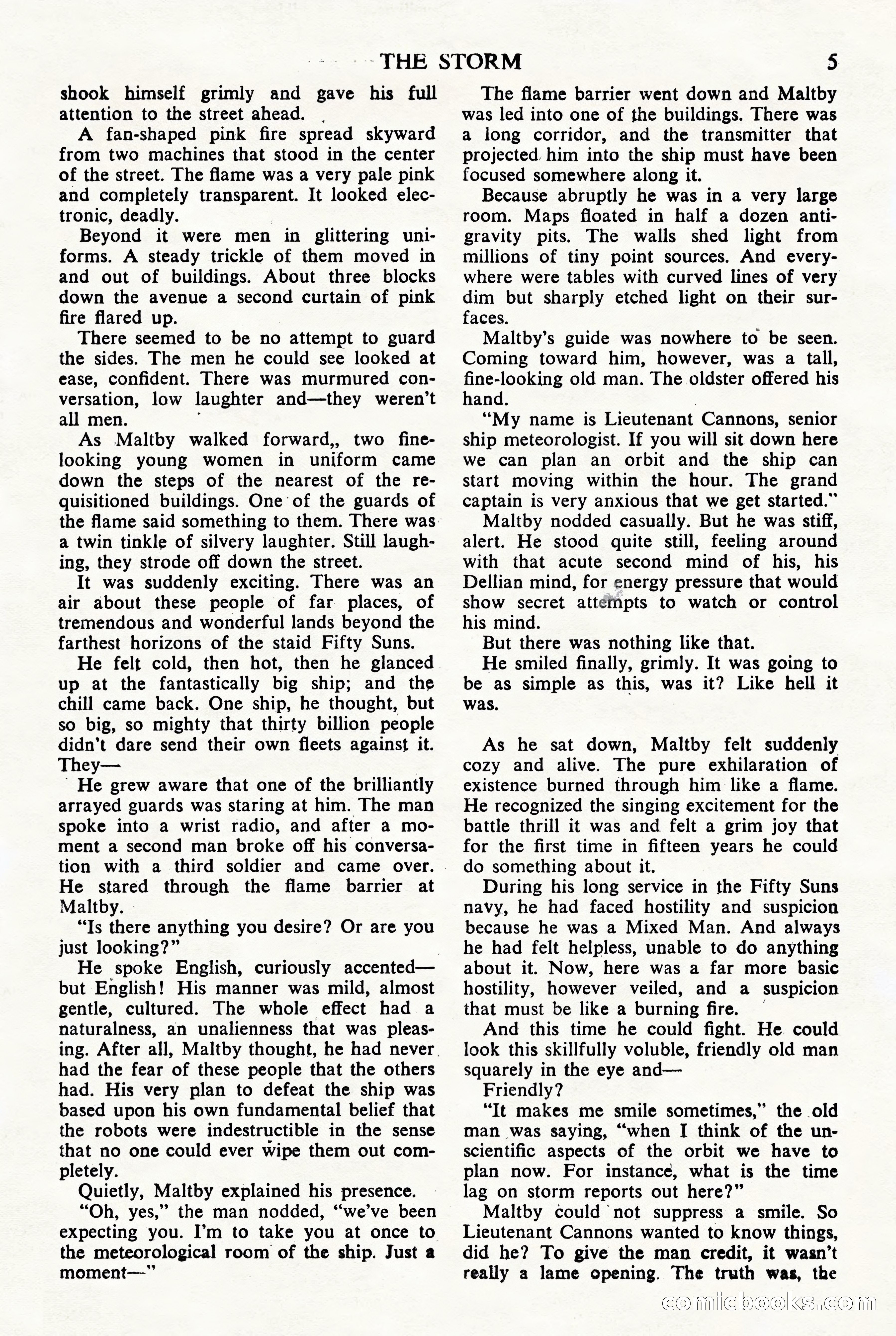 Astounding Science Fiction, British Edition — page 7 of 68