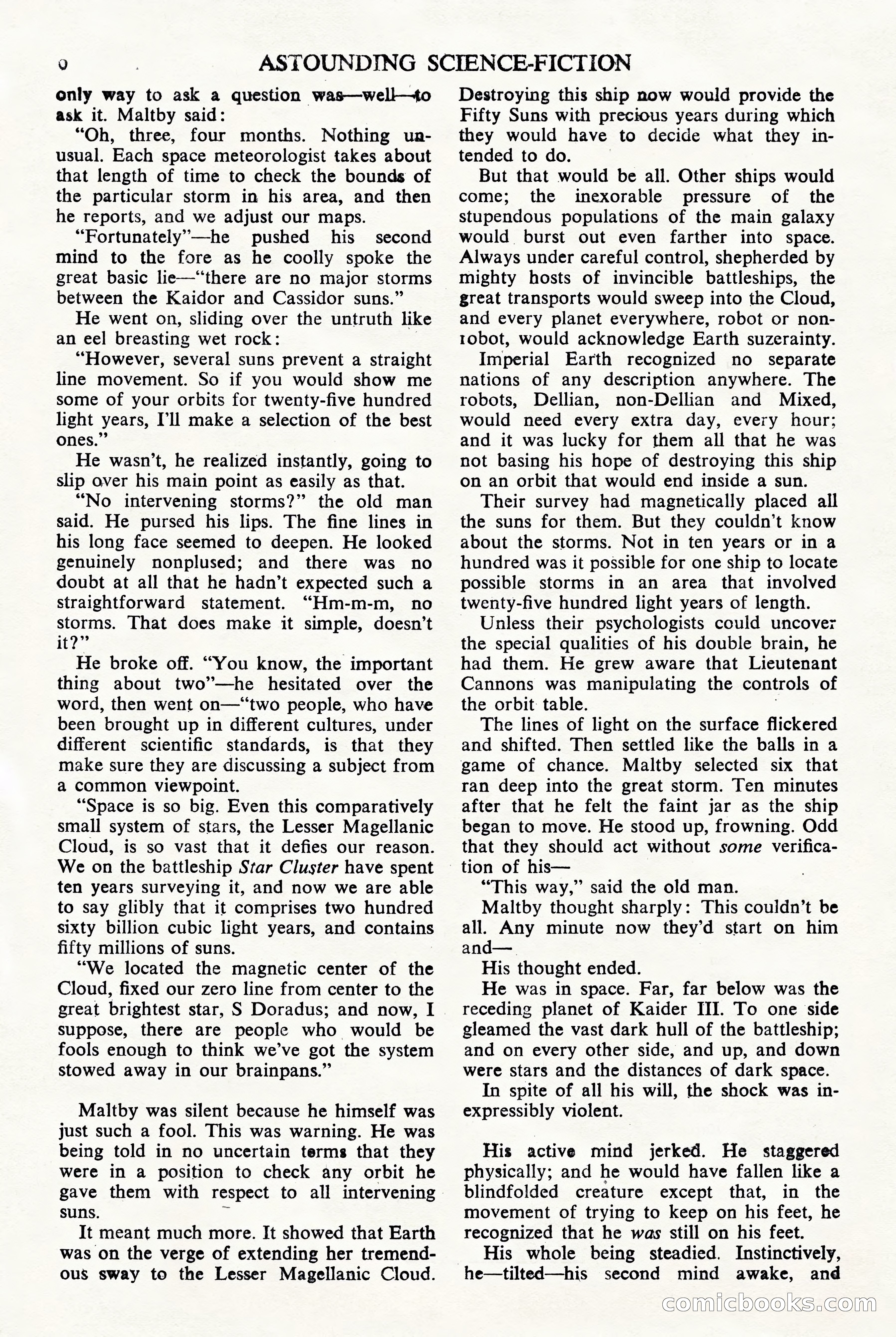 Astounding Science Fiction, British Edition — page 8 of 68