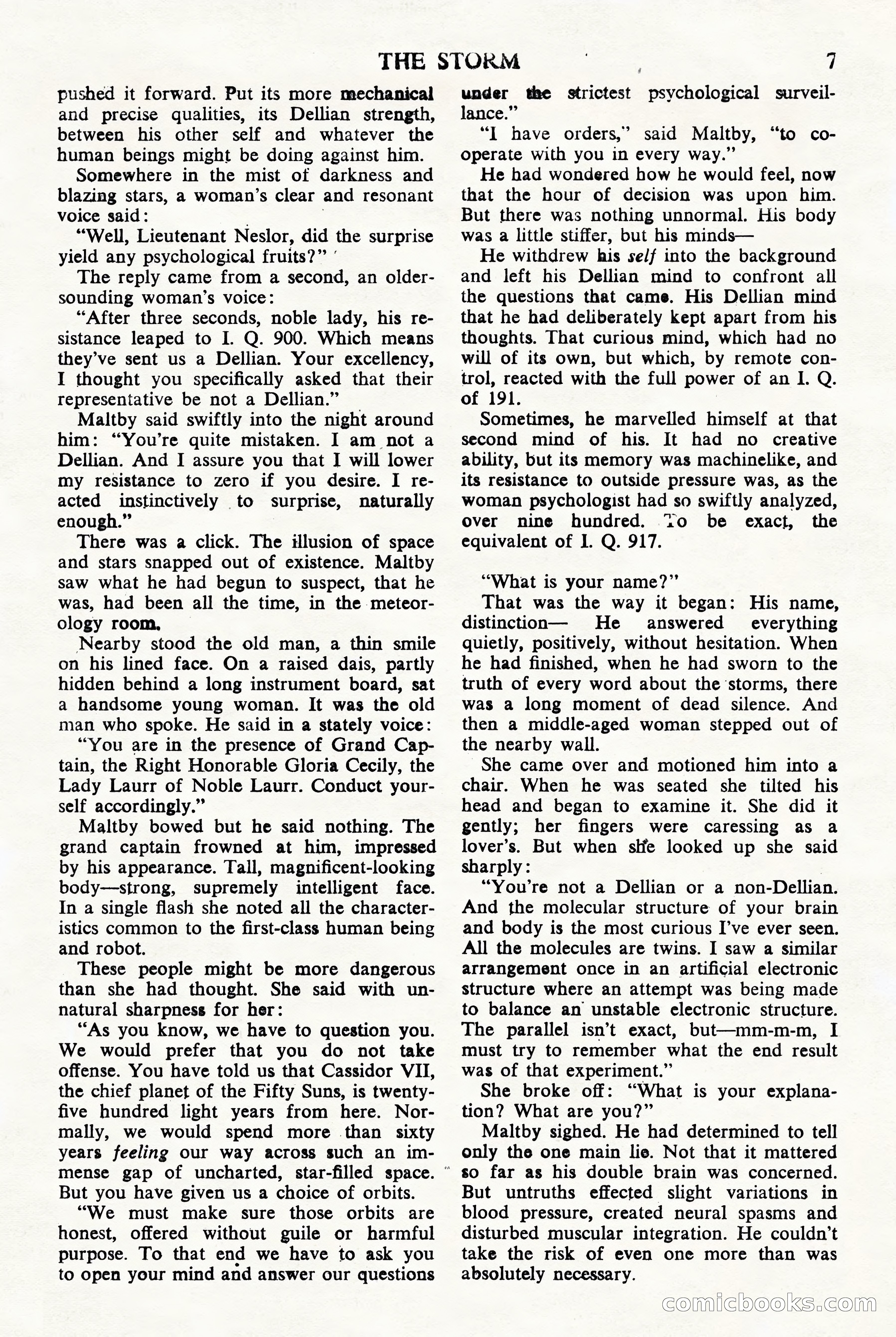 Astounding Science Fiction, British Edition — page 9 of 68