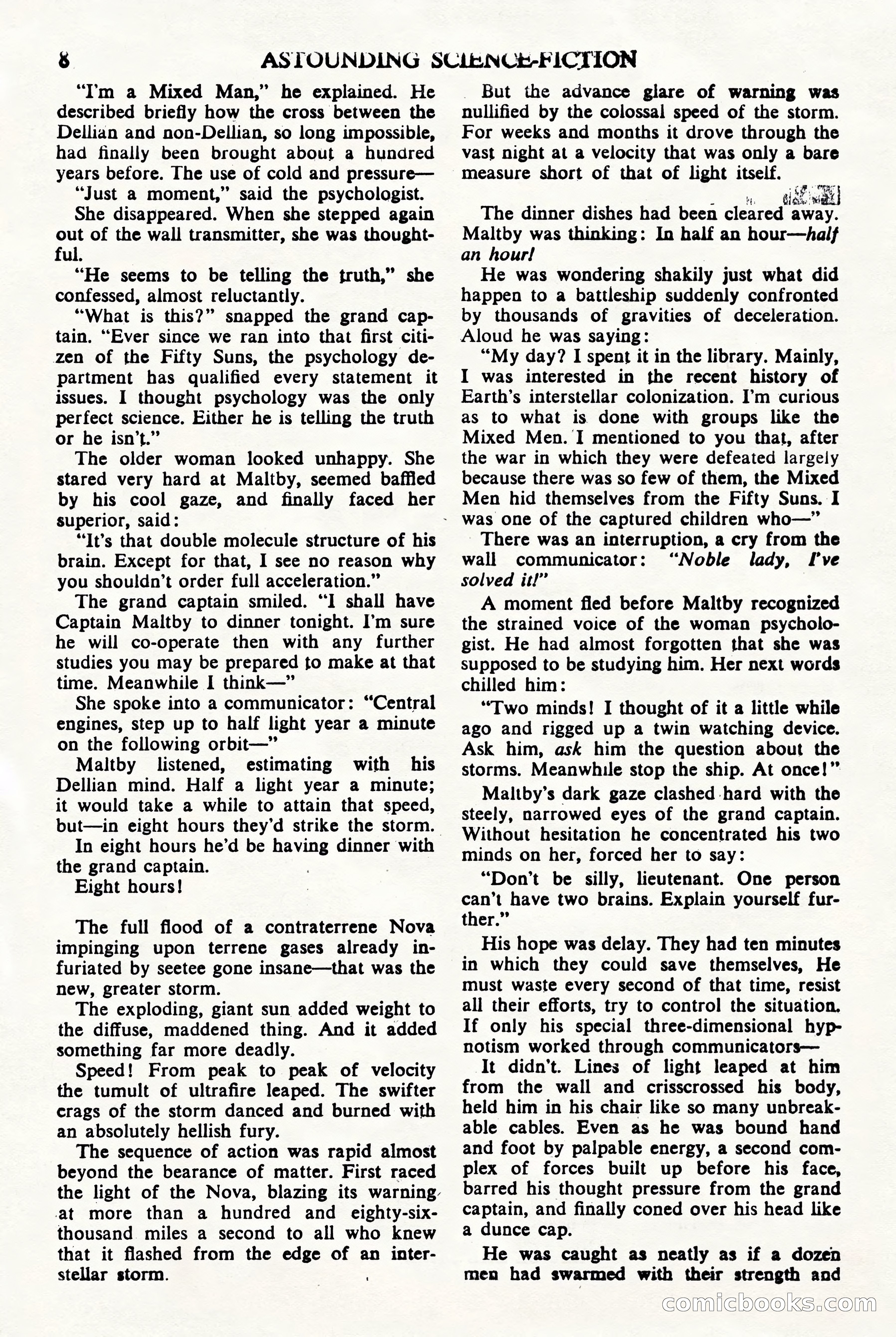 Astounding Science Fiction, British Edition — page 10 of 68