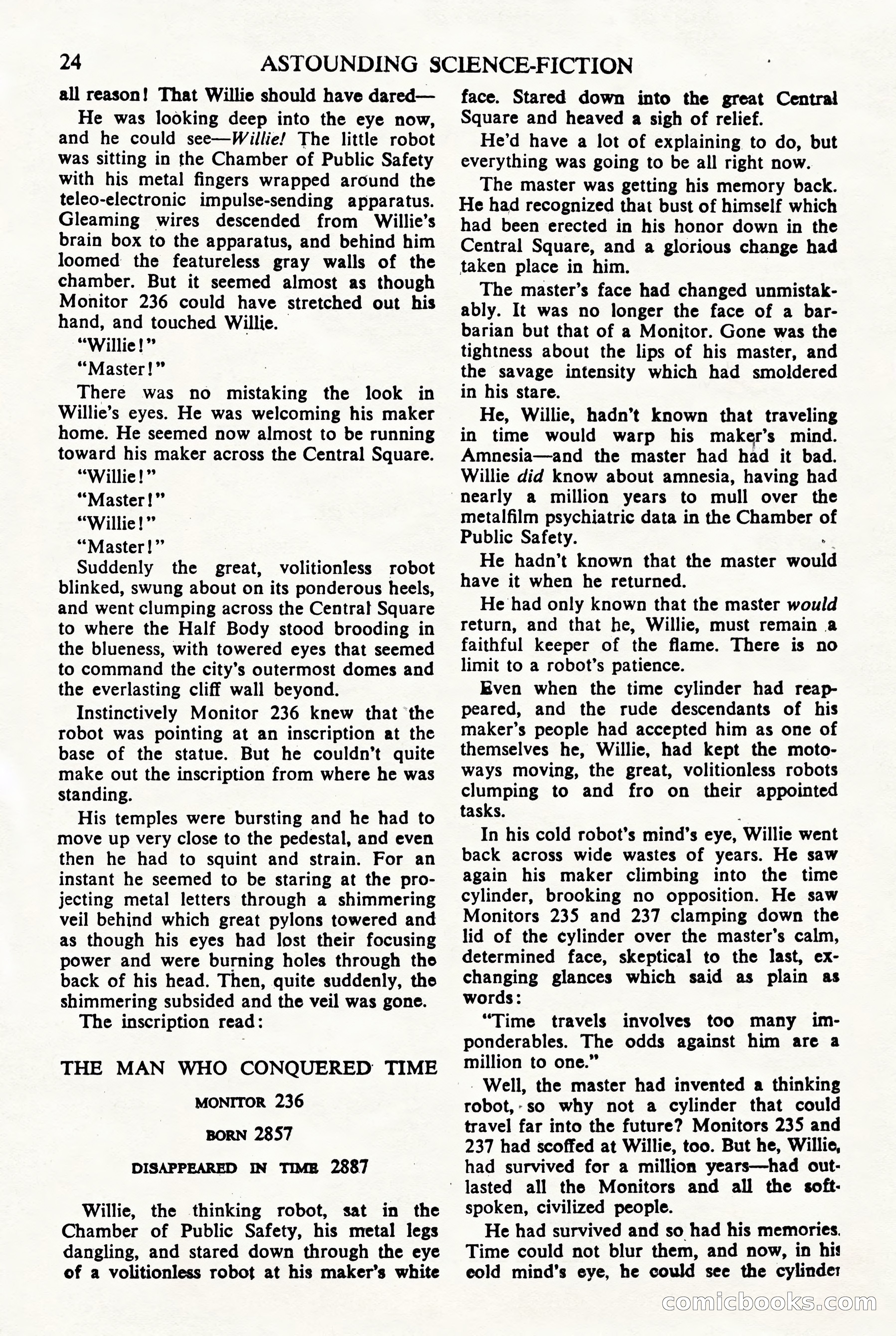 Astounding Science Fiction, British Edition — page 26 of 68