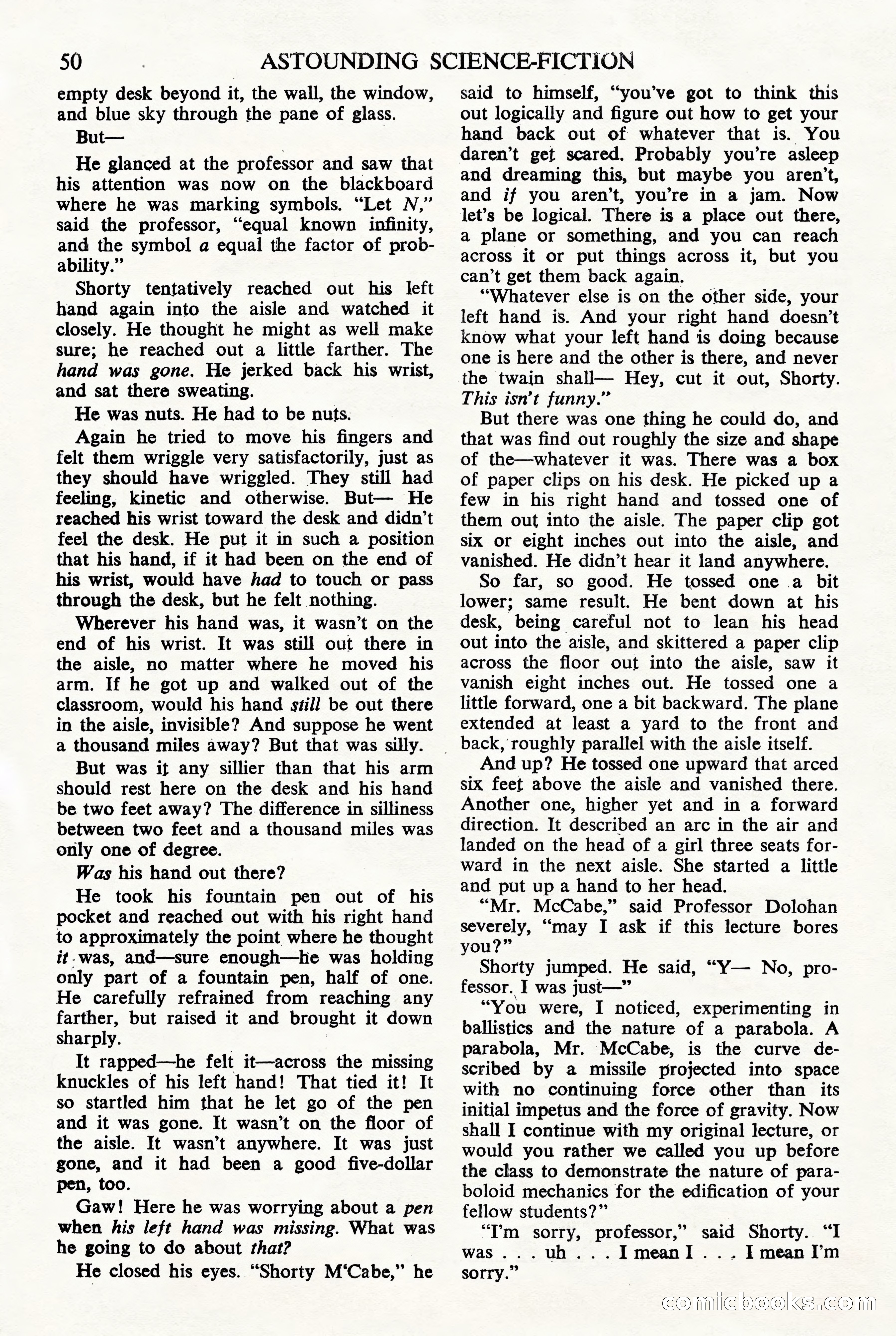 Astounding Science Fiction, British Edition — page 52 of 68