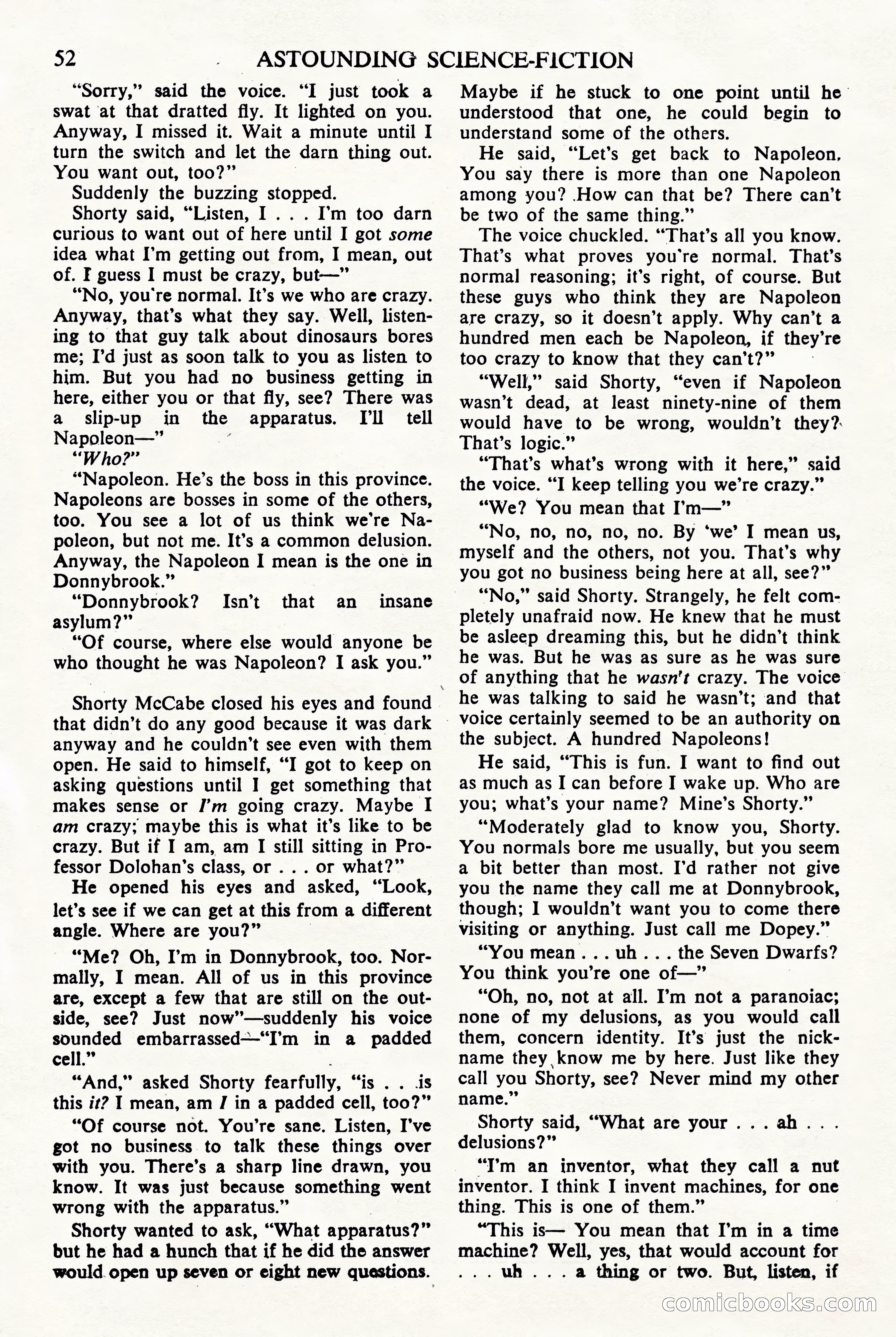 Astounding Science Fiction, British Edition — page 54 of 68
