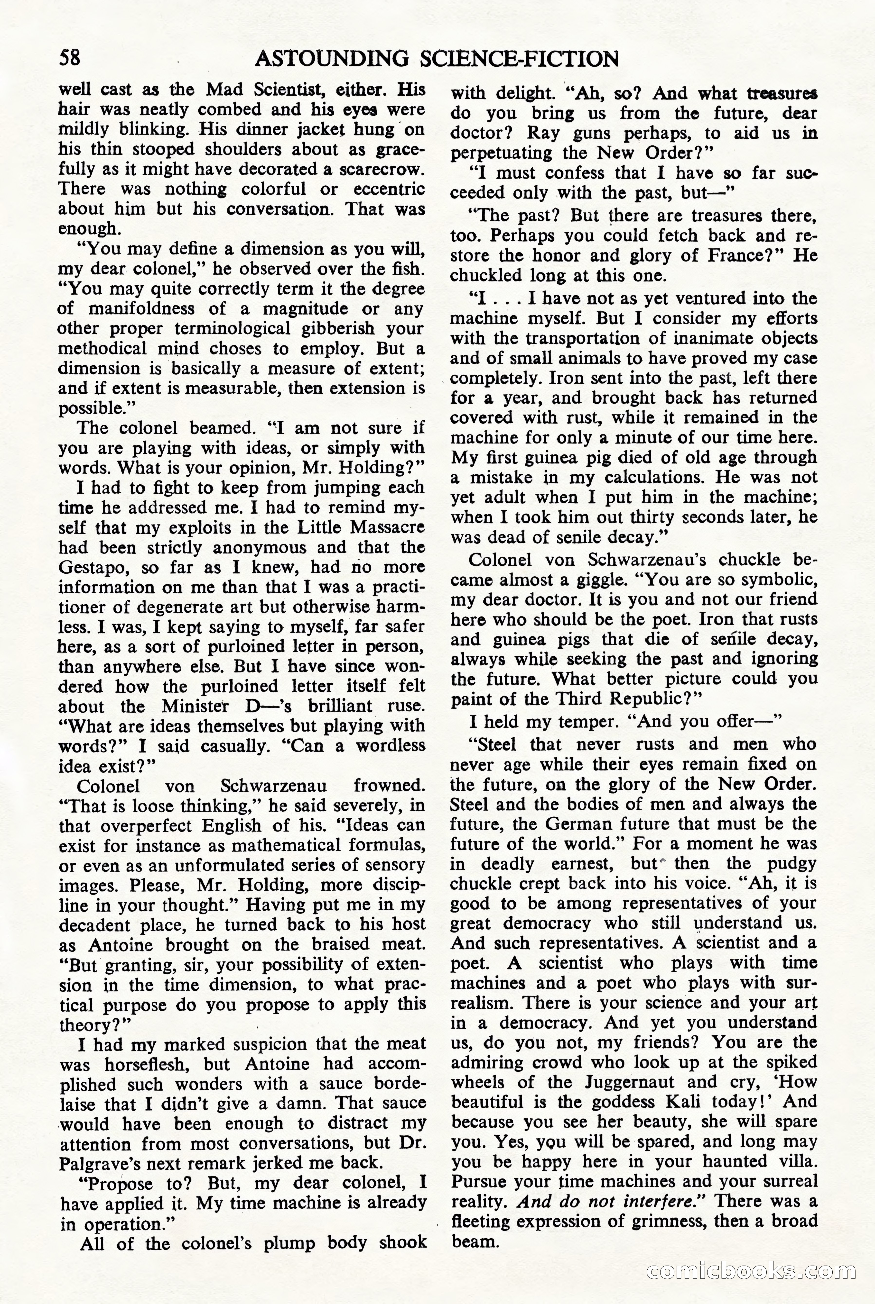 Astounding Science Fiction, British Edition — page 60 of 68