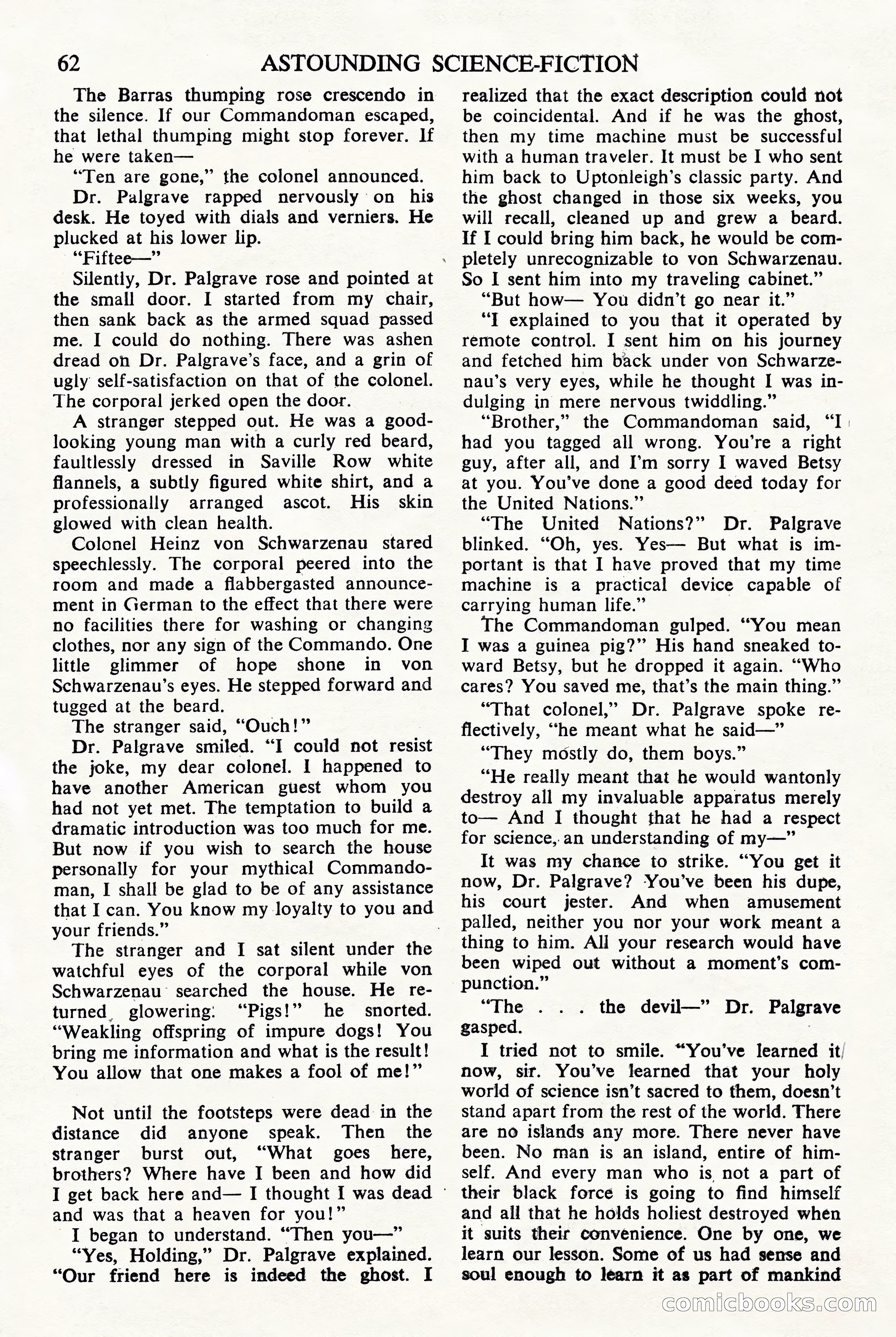 Astounding Science Fiction, British Edition — page 64 of 68