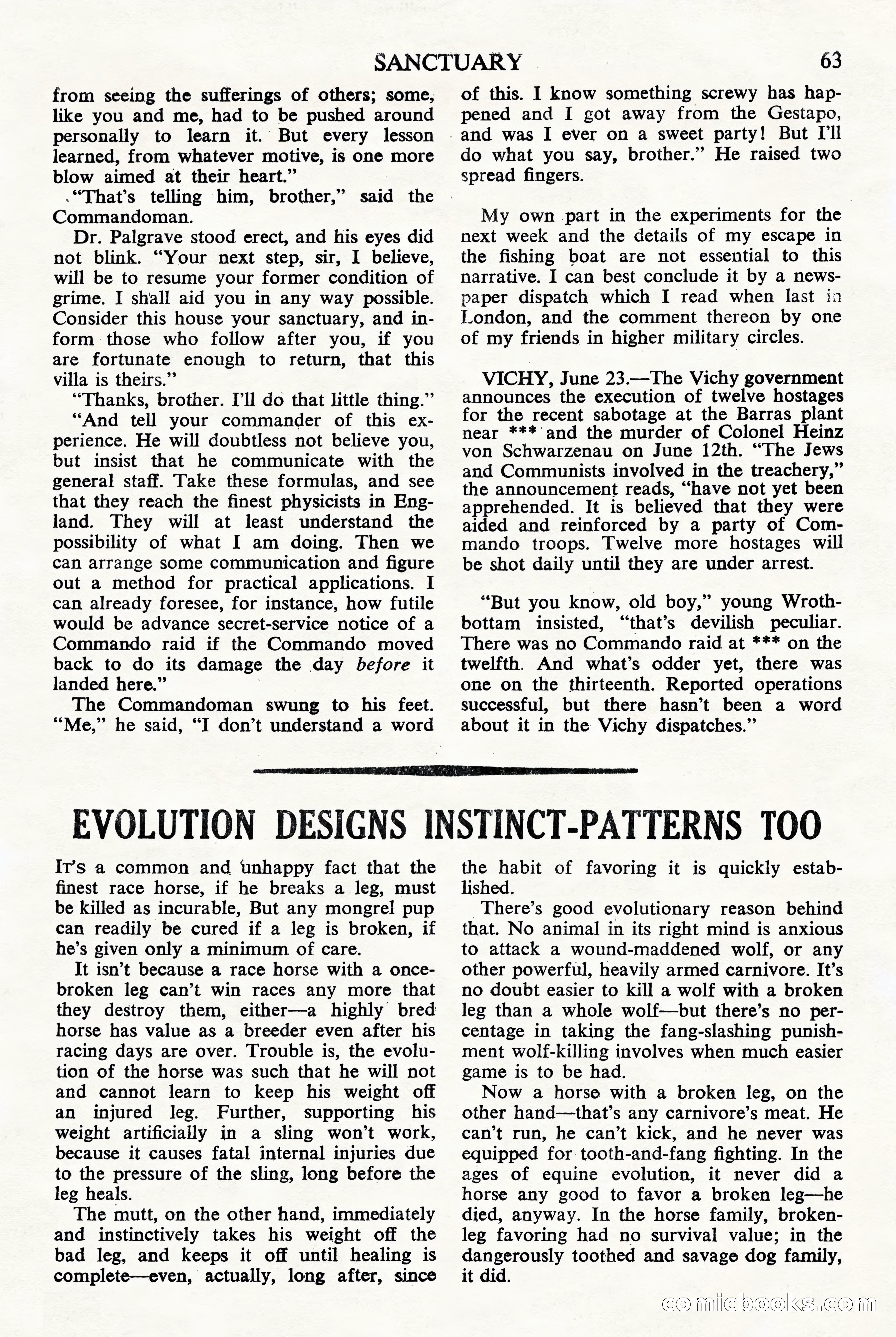 Astounding Science Fiction, British Edition — page 65 of 68