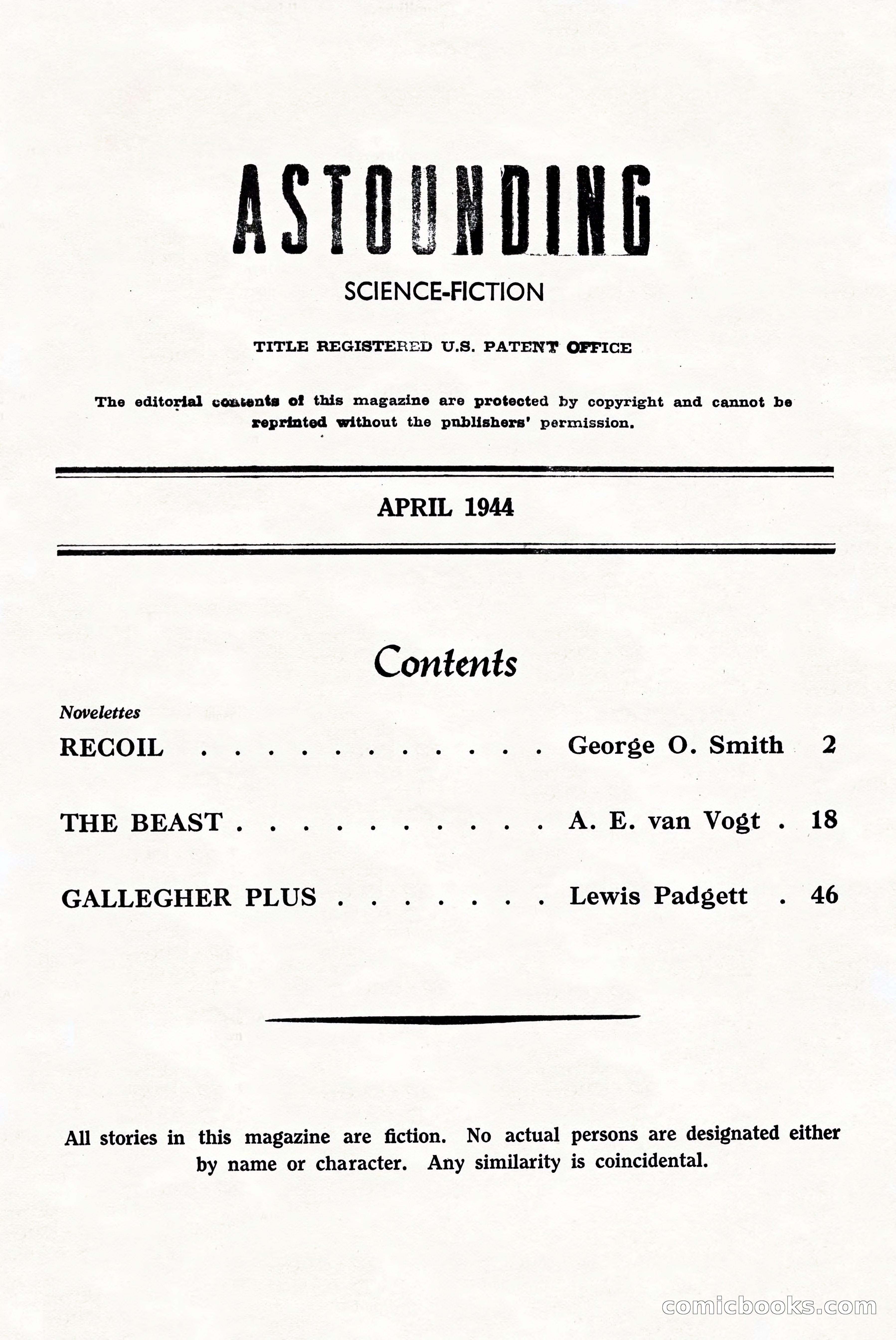 Astounding Science Fiction, British Edition — page 3 of 68