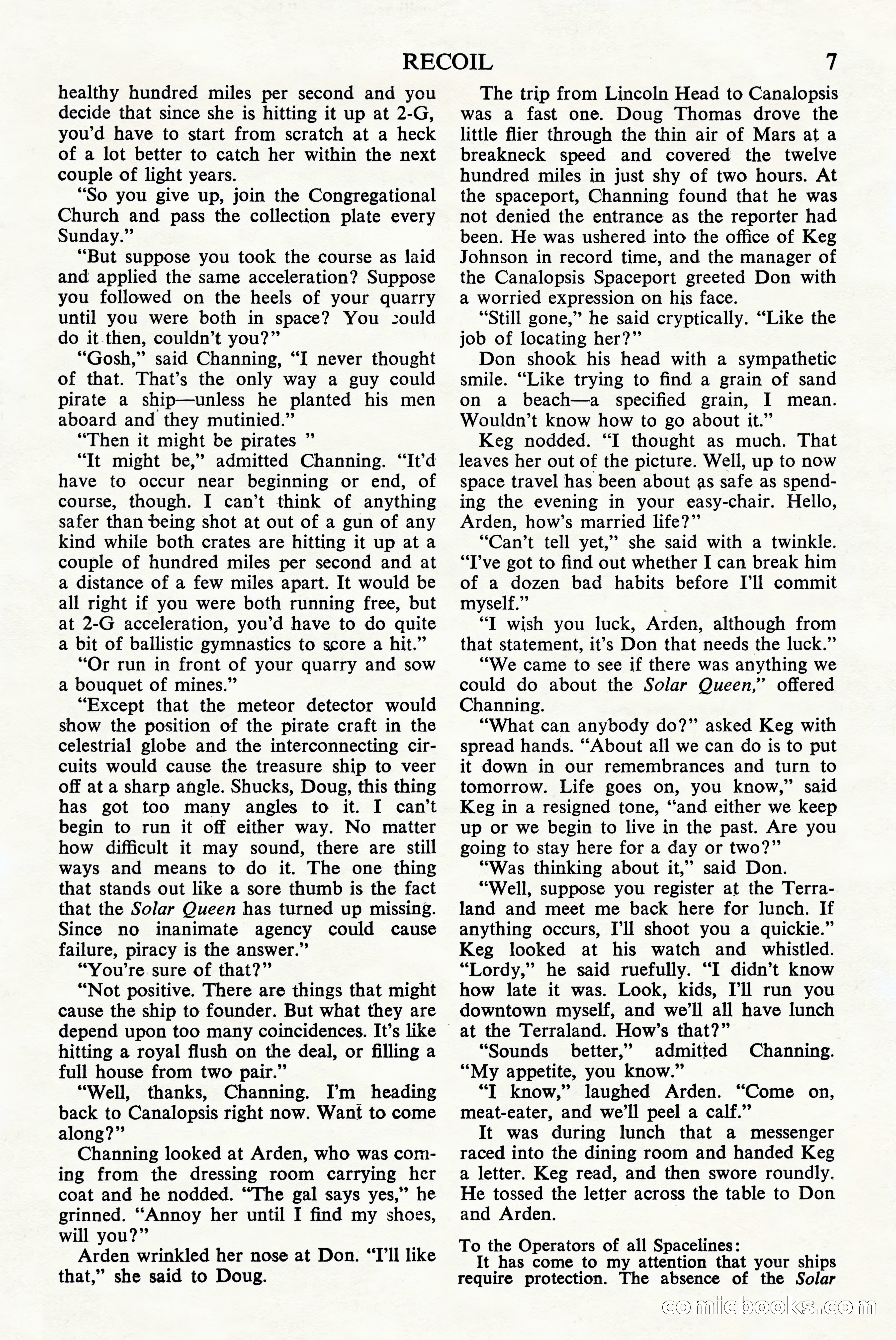 Astounding Science Fiction, British Edition — page 9 of 68