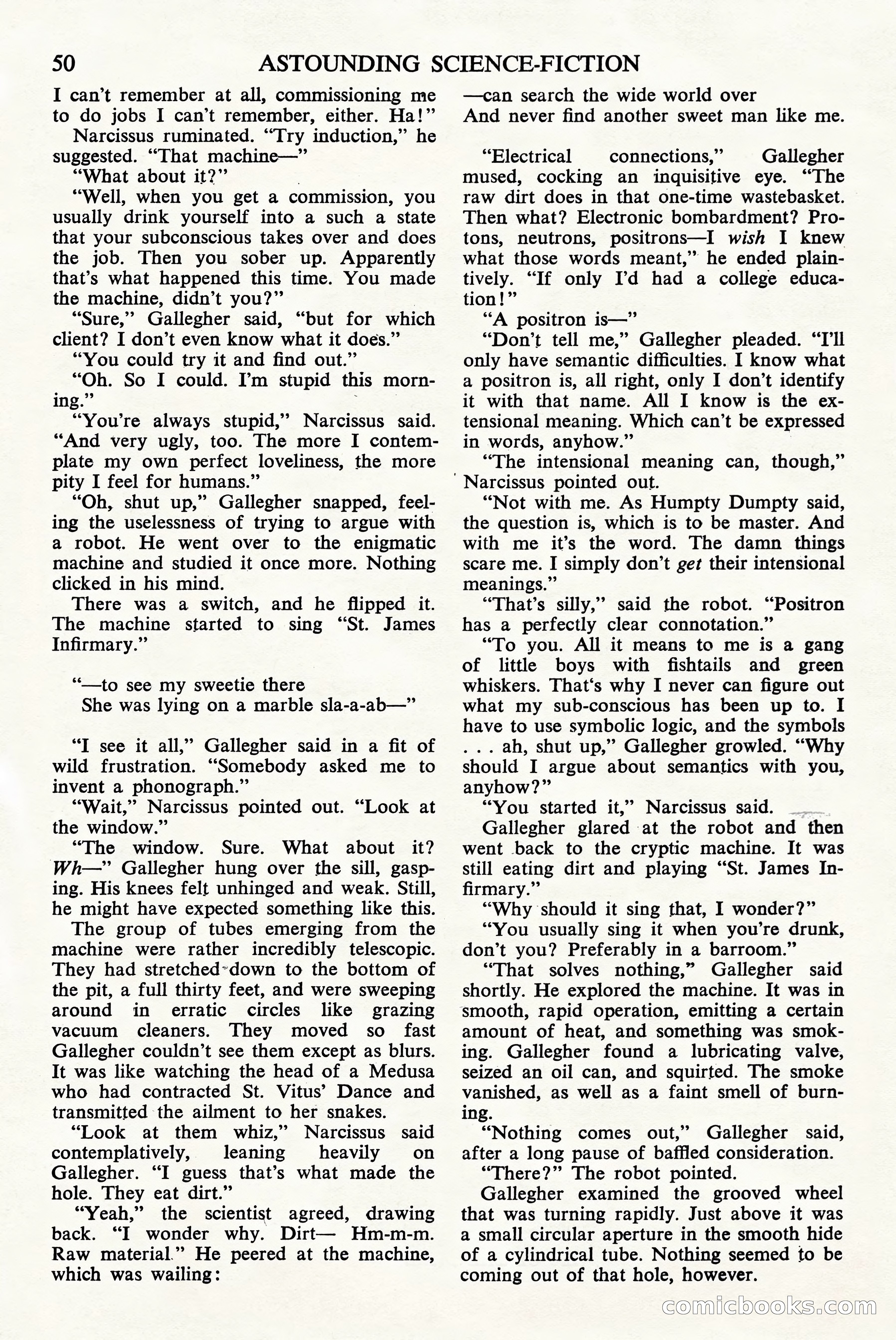 Astounding Science Fiction, British Edition — page 52 of 68
